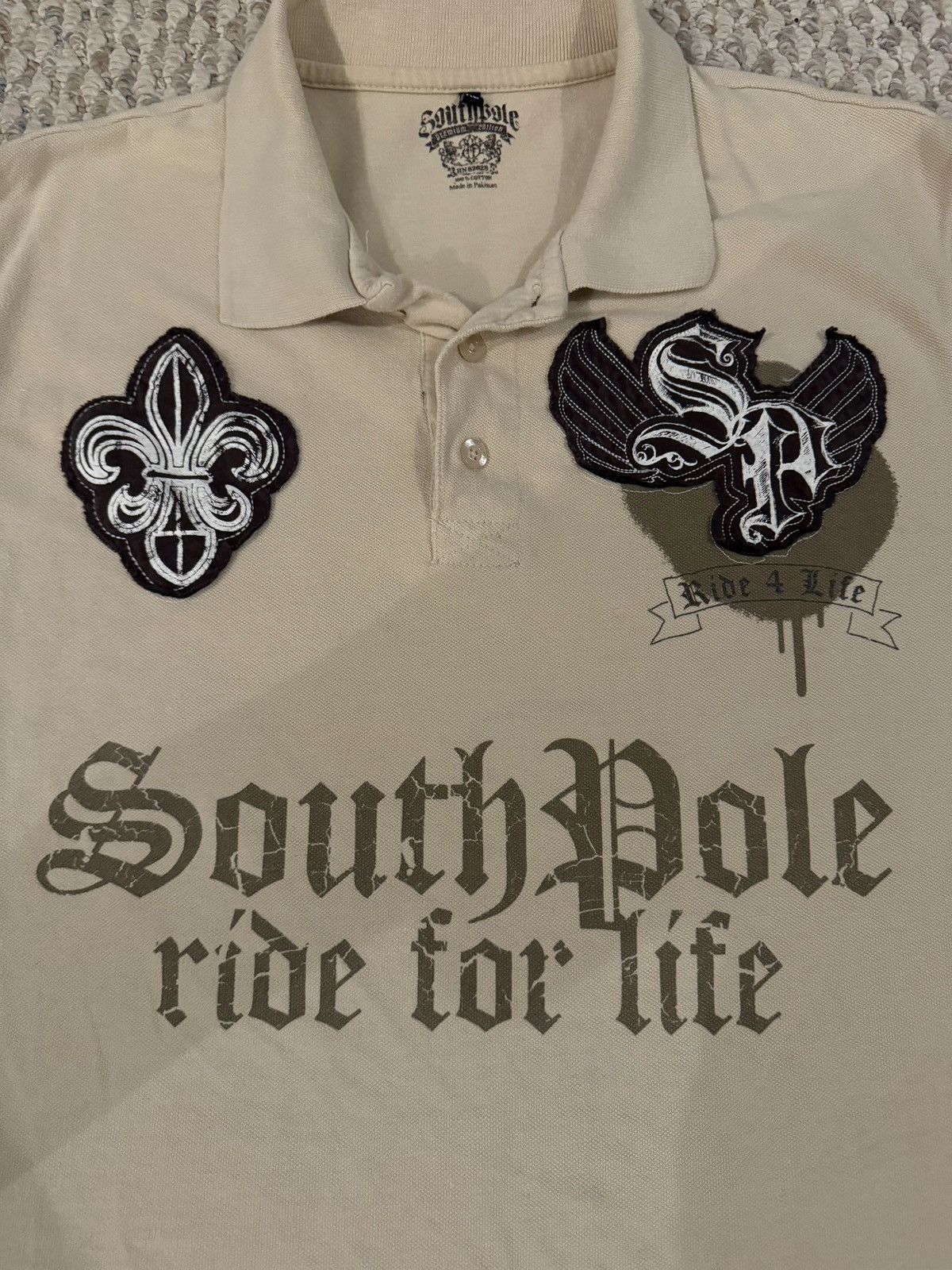 Southpole Southpole Ride For Life Polo (XL) Size US XL / EU 56 / 4 - 2 Thumbnail