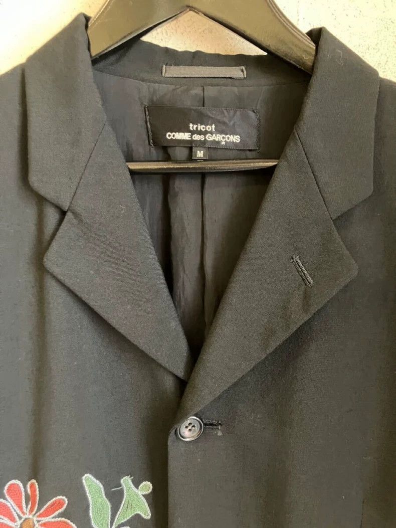 Comme des Garcons Comme Des Garcons Black Retro Floral Design Suit Size M / US 6-8 / IT 42-44 - 6 Thumbnail