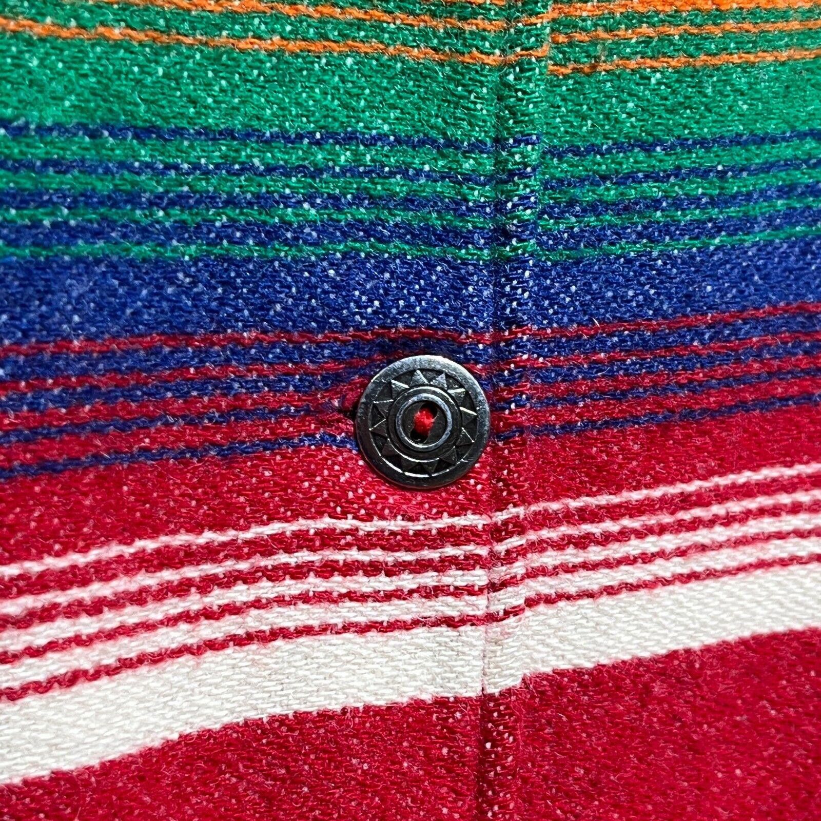 Vintage × Woolrich Woolen Mills Vintage 90s Woolrich Wool Overcoat XL Saltillo Serape Size US XL / EU 56 / 4 - 9 Thumbnail