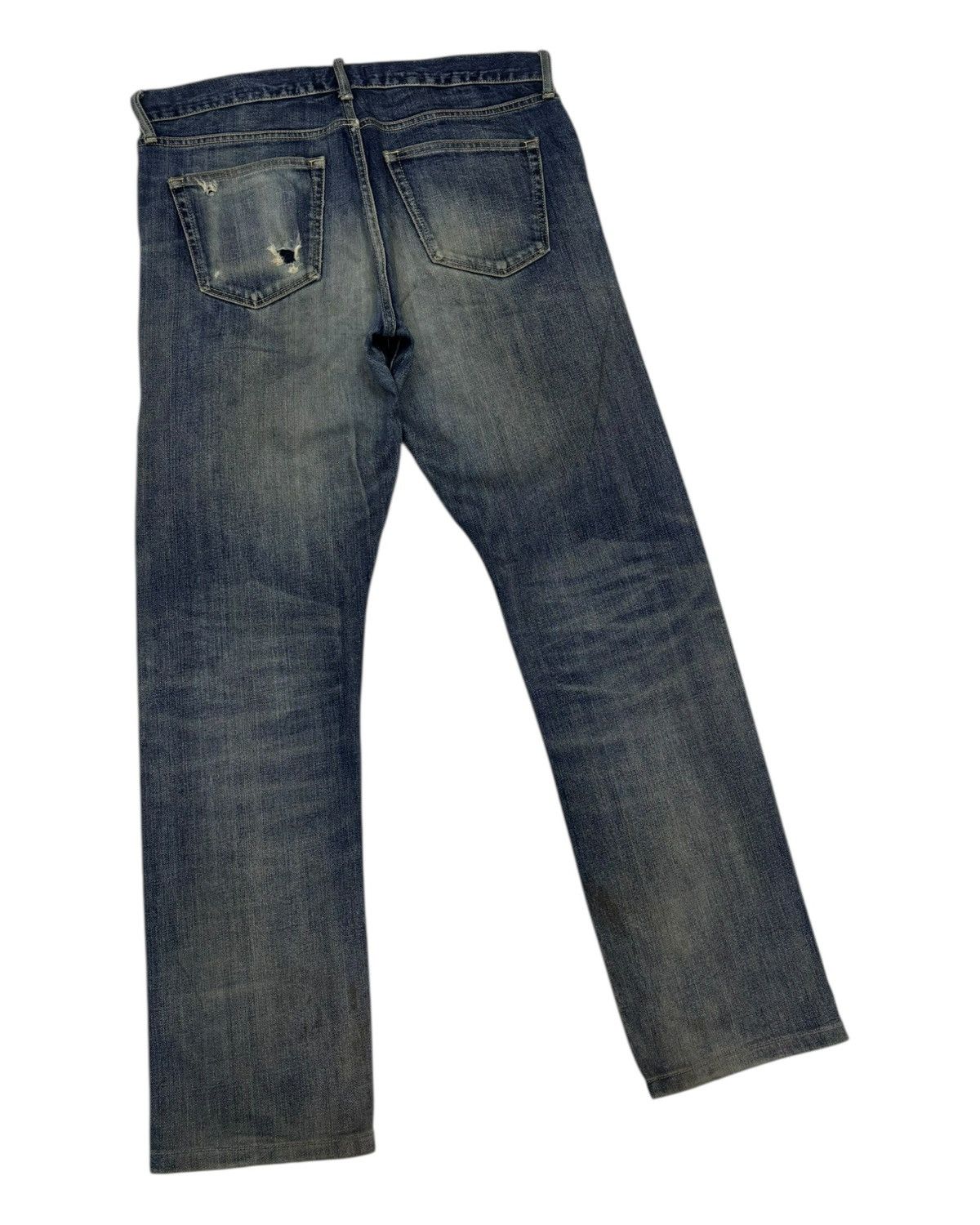 Japanese Brand × Undercover × Uniqlo VINTAGE MUD RUSTY SELVEDGE JEANS UNIQLO UNDERCOVER STYLE Size US 34 / EU 50 - 8 Thumbnail