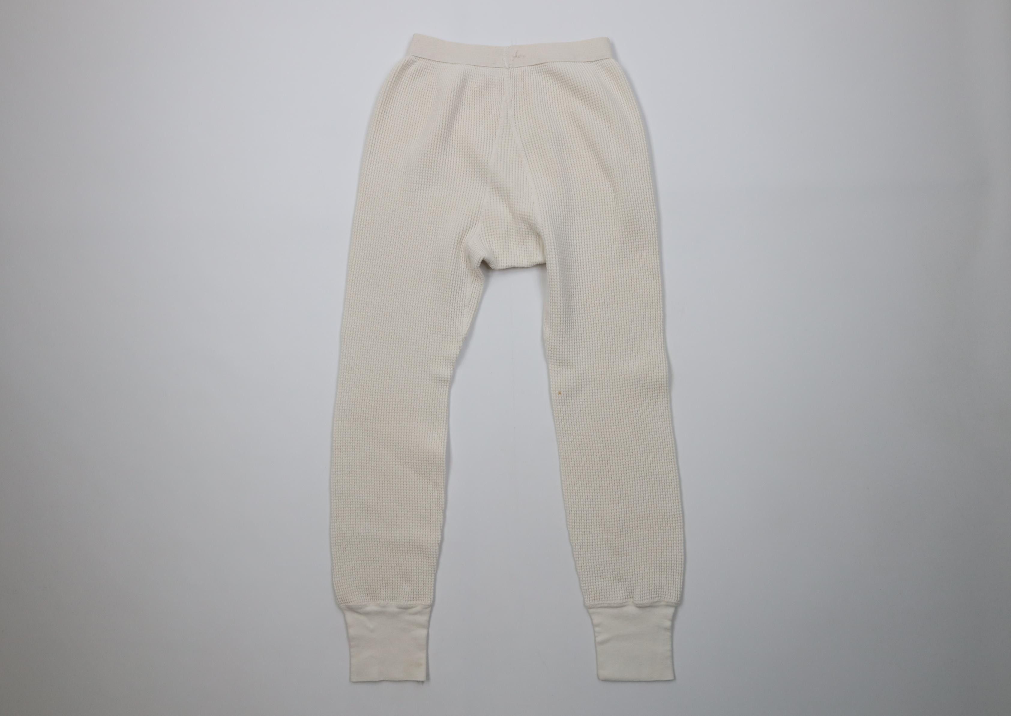 Vintage Vintage 60s Streetwear Waffle Knit Base Layer Pants USA Size US 34 / EU 50 - 9 Thumbnail