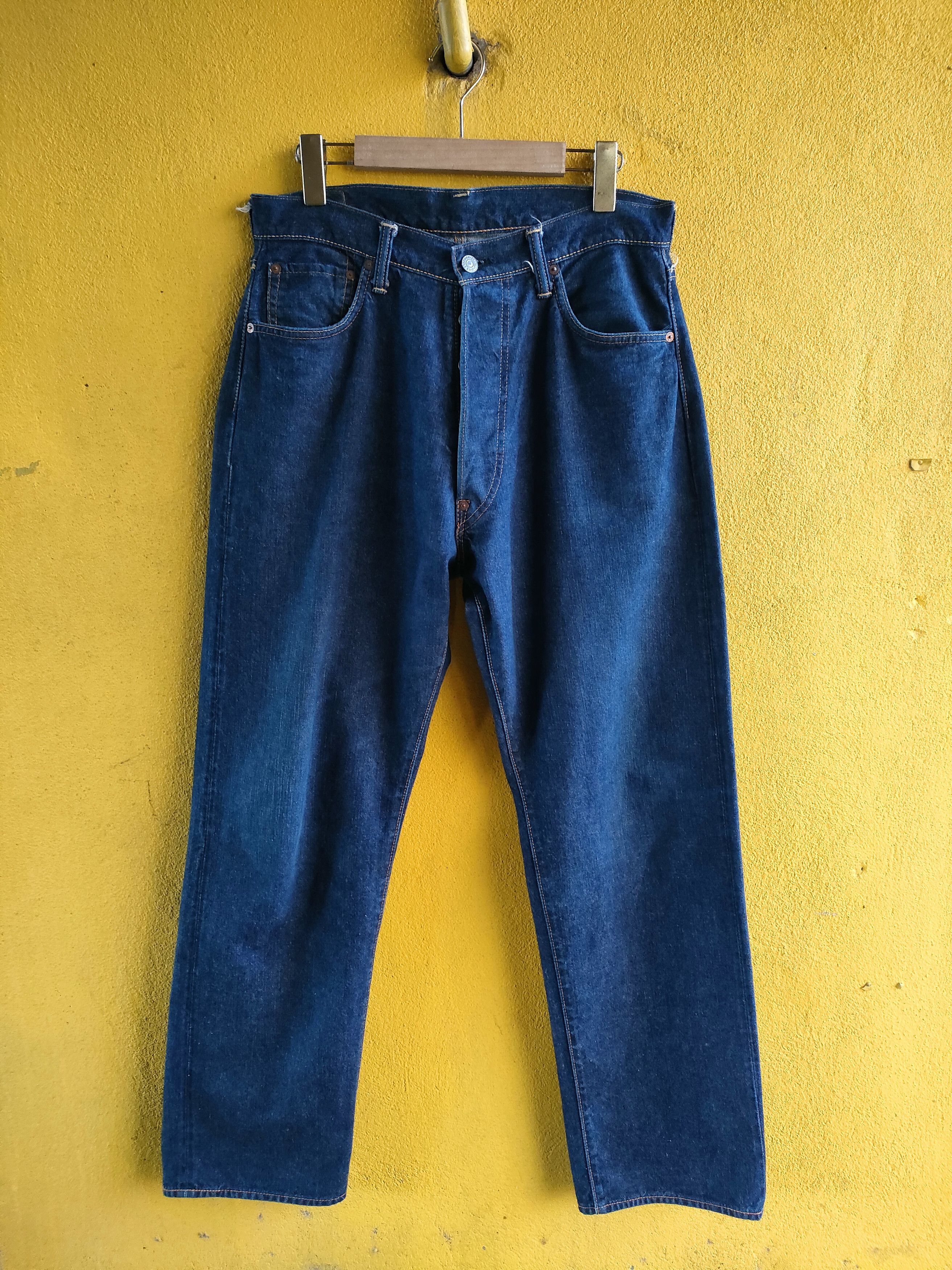 Evisu × Japanese Brand Evisu Embroided Seagull Gold/Silver Selvedge Jeans Size US 33 - 2 Thumbnail