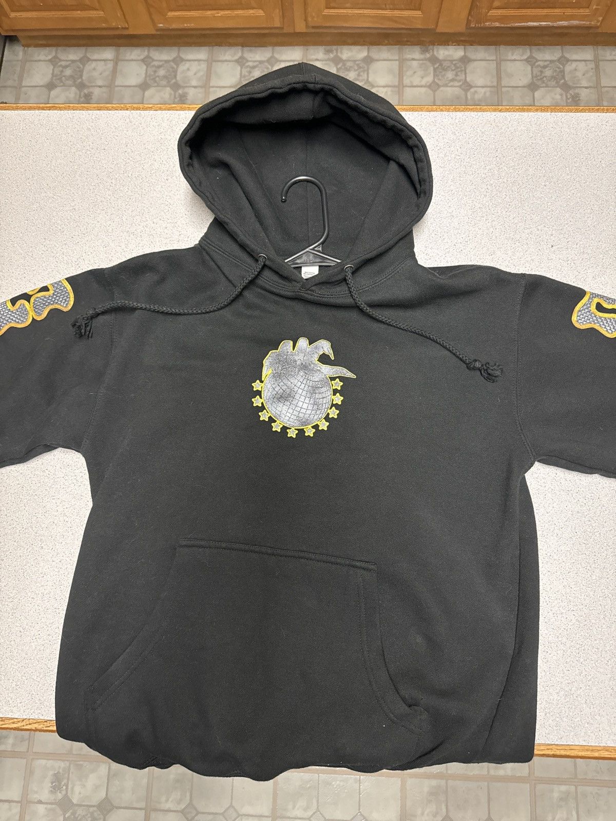 image of Pouya Uicideboy Merch 2022 Greyday $Not Ethereal Hoodie in Black, Men's (Size Small)