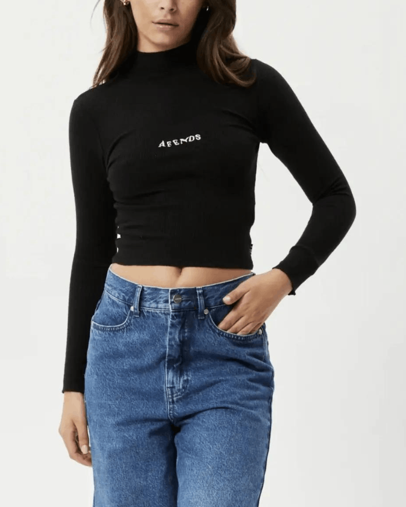 Afends BNWT Afends - Daze Iconic - Hemp Ribbed Long Sleeve Top - M Size M / US 6-8 / IT 42-44 - 2 Thumbnail
