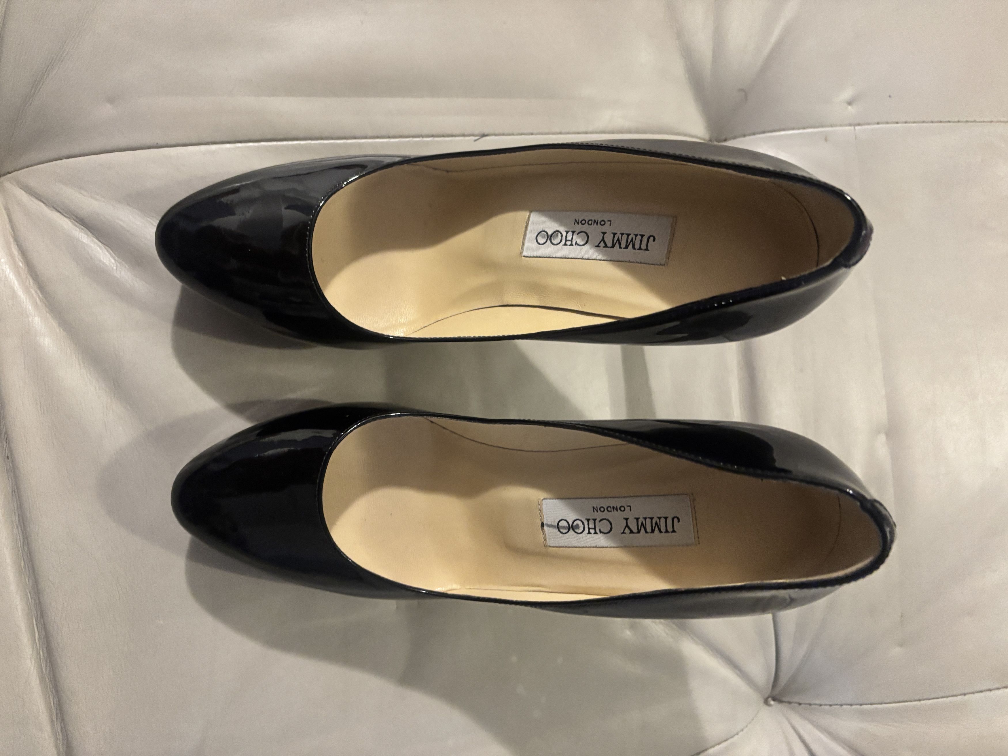 Jimmy Choo Classic Patent Leather 4 inch Heel Size US 8 / IT 38 - 2 Thumbnail