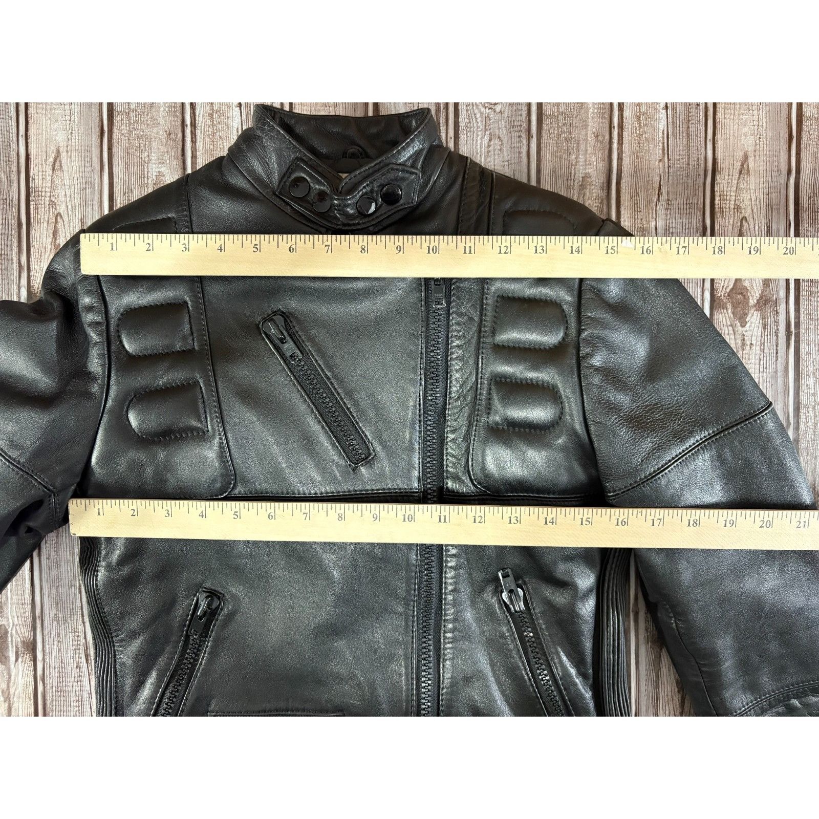 Schott Schott Leather Cafe Racer Motorcycle Jacket Size S color Bla Size S / US 4 / IT 40 - 8 Thumbnail