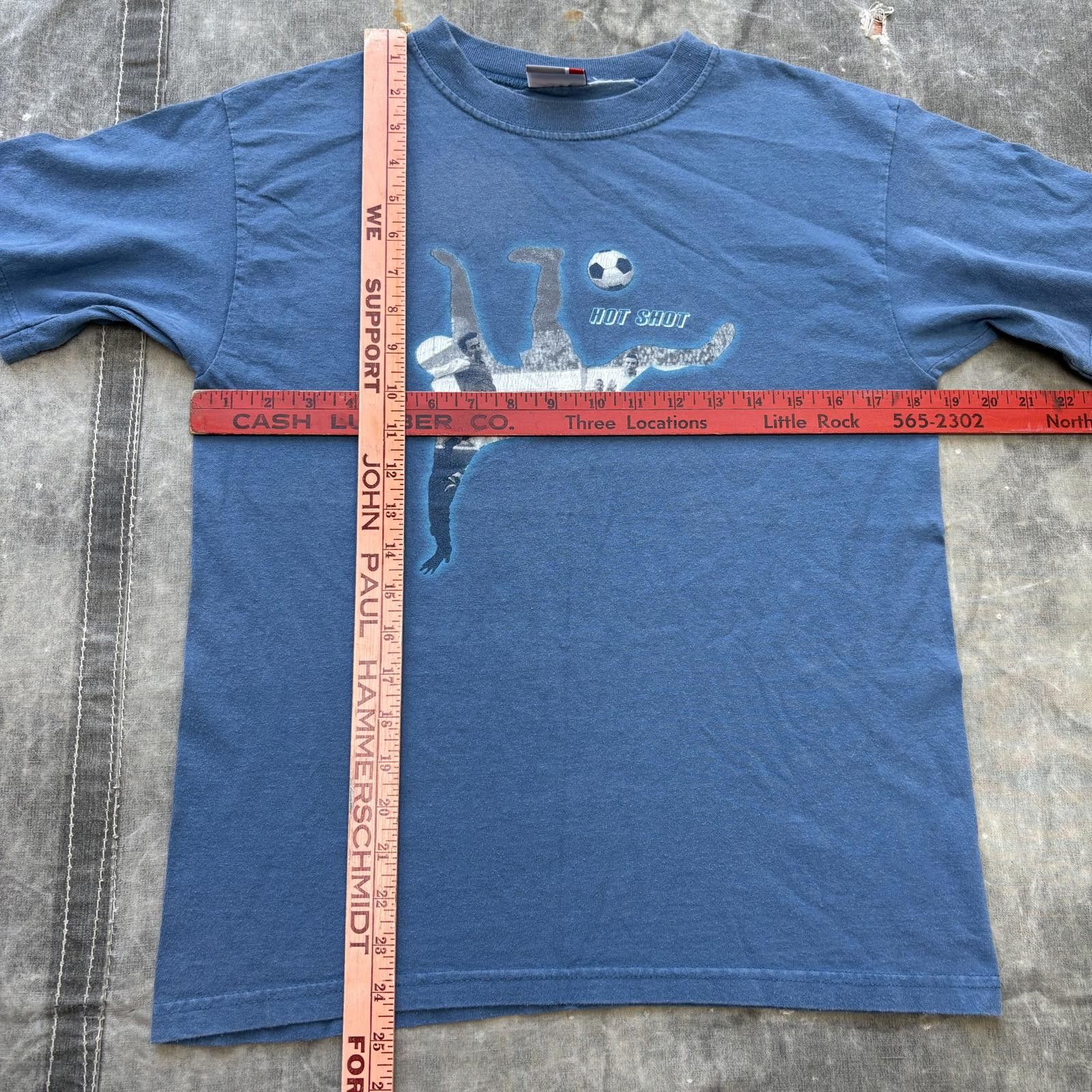 Arizona Jean Co. Vintage Y2K Hot Shot Bicycle Kick Soccer Goal Sports Shirt Size US S / EU 44-46 / 1 - 4 Thumbnail