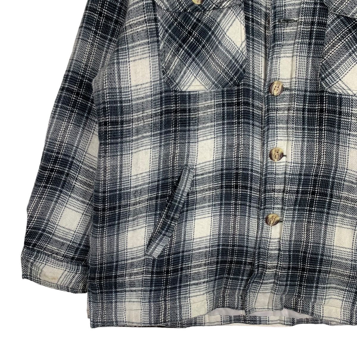 Flannel GLEEMAN CLUB Four Pocket Tartan Flannel Jacket #0560-C26 Size US L / EU 52-54 / 3 - 3 Thumbnail