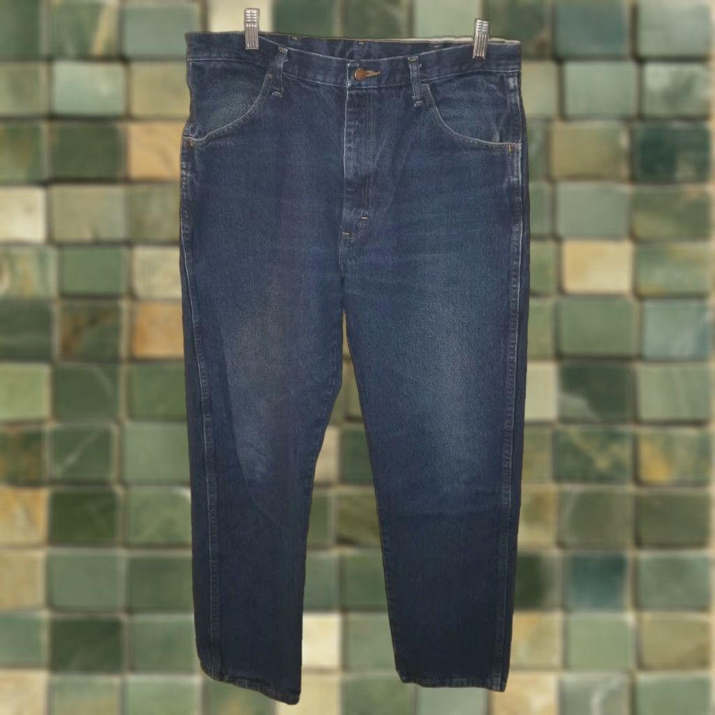 Vintage VINTAGE? Not specified. Rustler Jeans Straight Men Size 36x32 Blue Size US 36 / EU 52 - 1 Thumbnail