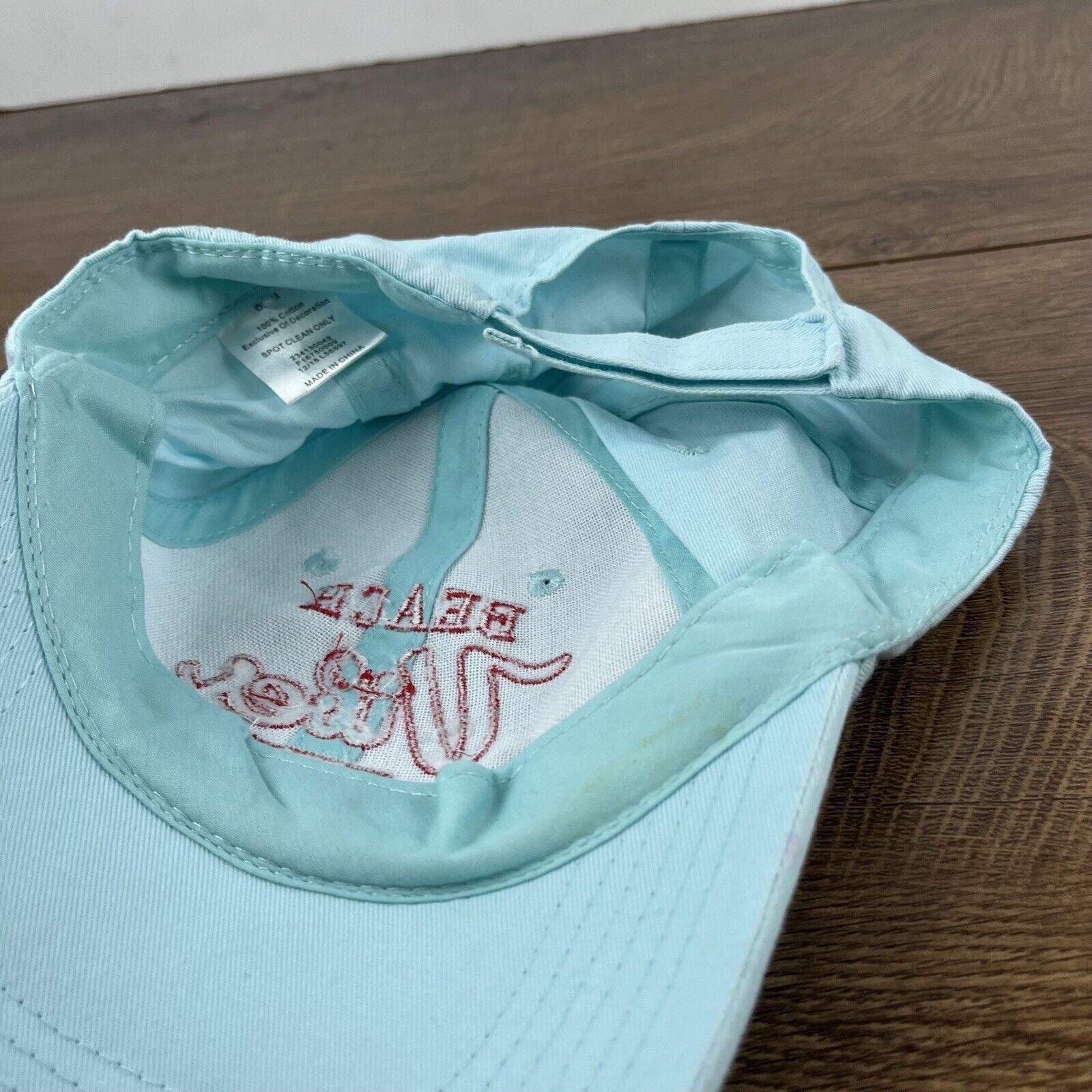 Other Beach Vibes Only Hat Beach Vibes Teal Blue Adjustable Hat Te Size ONE SIZE - 15 Thumbnail