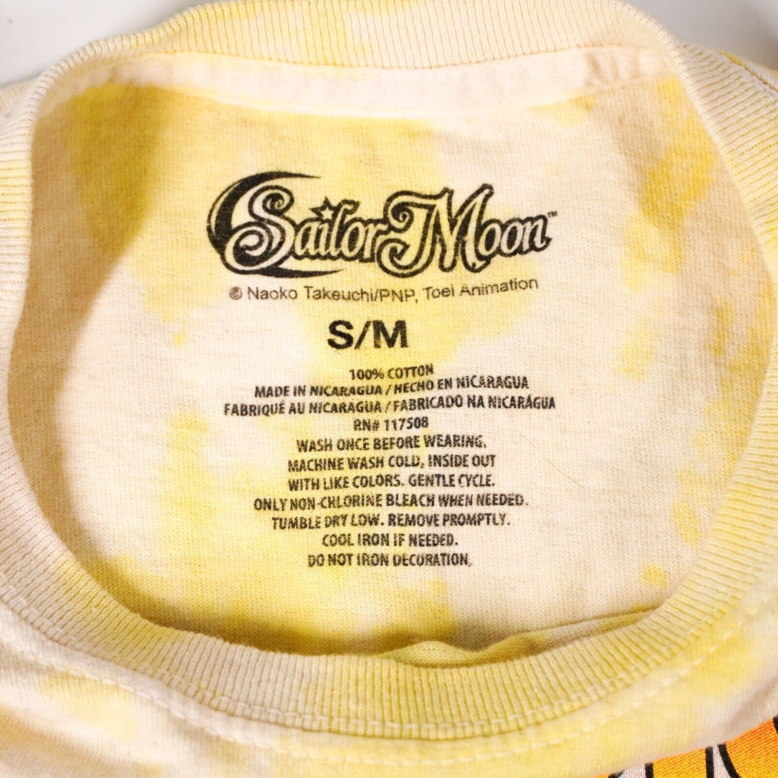 Other Sailor Moon Anime Cartoon Crop Top Tee Shirt T-Shirt Yellow Size S / US 4 / IT 40 - 4 Thumbnail
