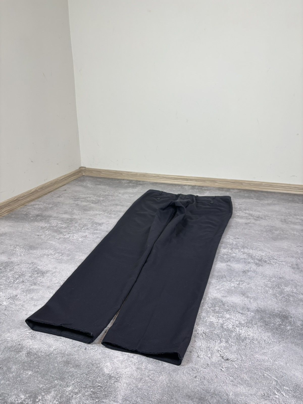 Ermenegildo Zegna Ermenegildo Zegna Men’s Navy Blue Wool Dress Pants Trousers Size US 38 / EU 54 - 16 Thumbnail