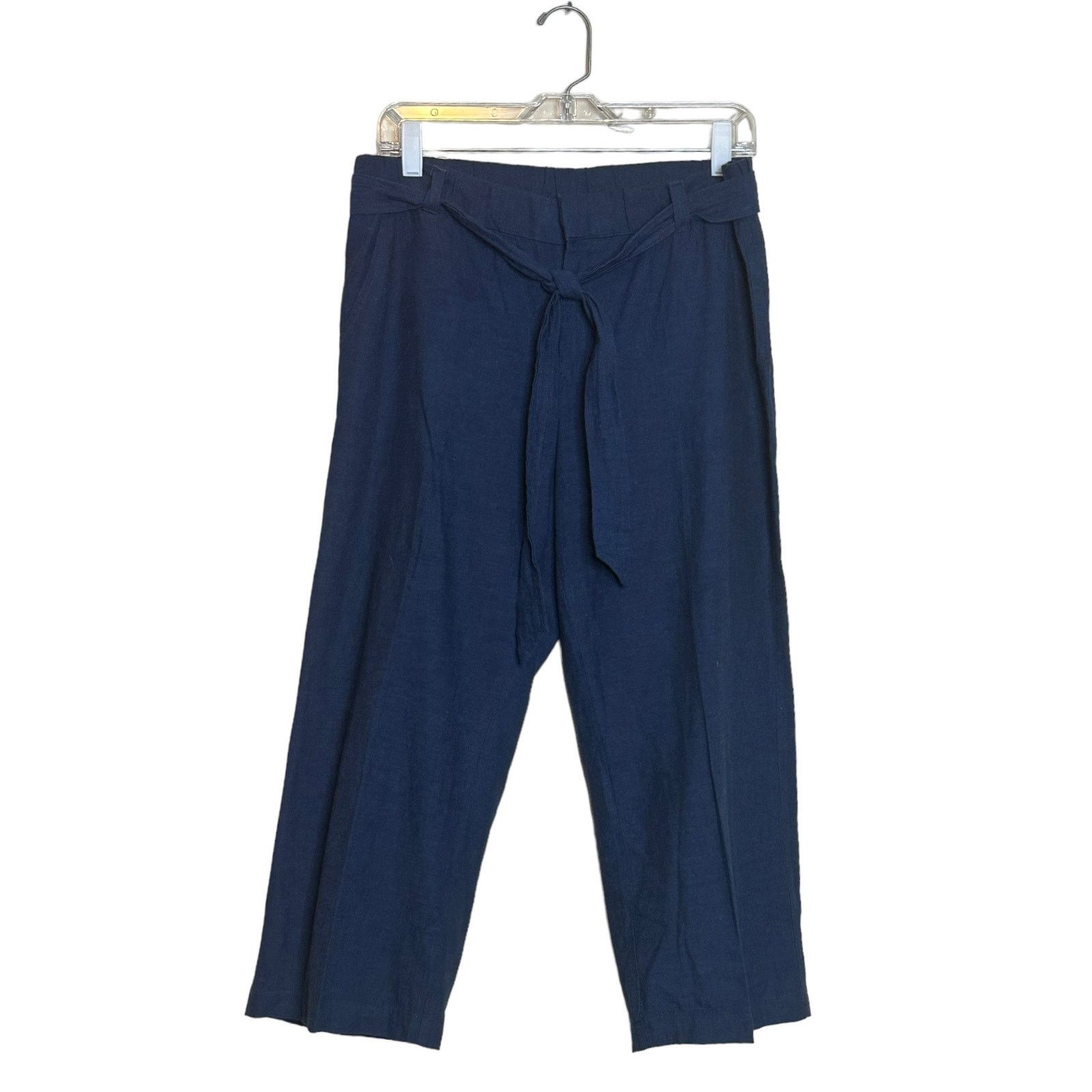 Liz Claiborne Liz Claiborne blue cropped casual pants size small Size 34" / US 12 / IT 48 - 7 Thumbnail