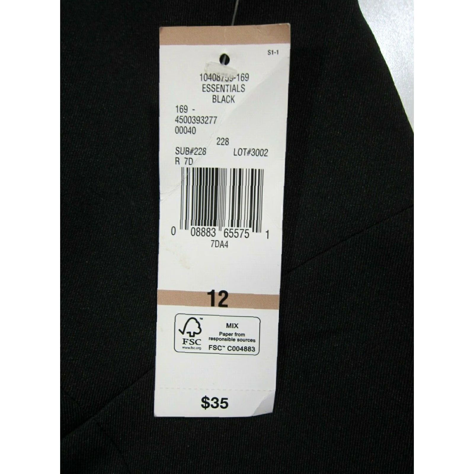 Vintage NWT 9&Co. Black Sleeveless Drop Waist Office Tunic Sheath Dress Women 12 Size XL / US 12-14 / IT 48-50 - 4 Thumbnail