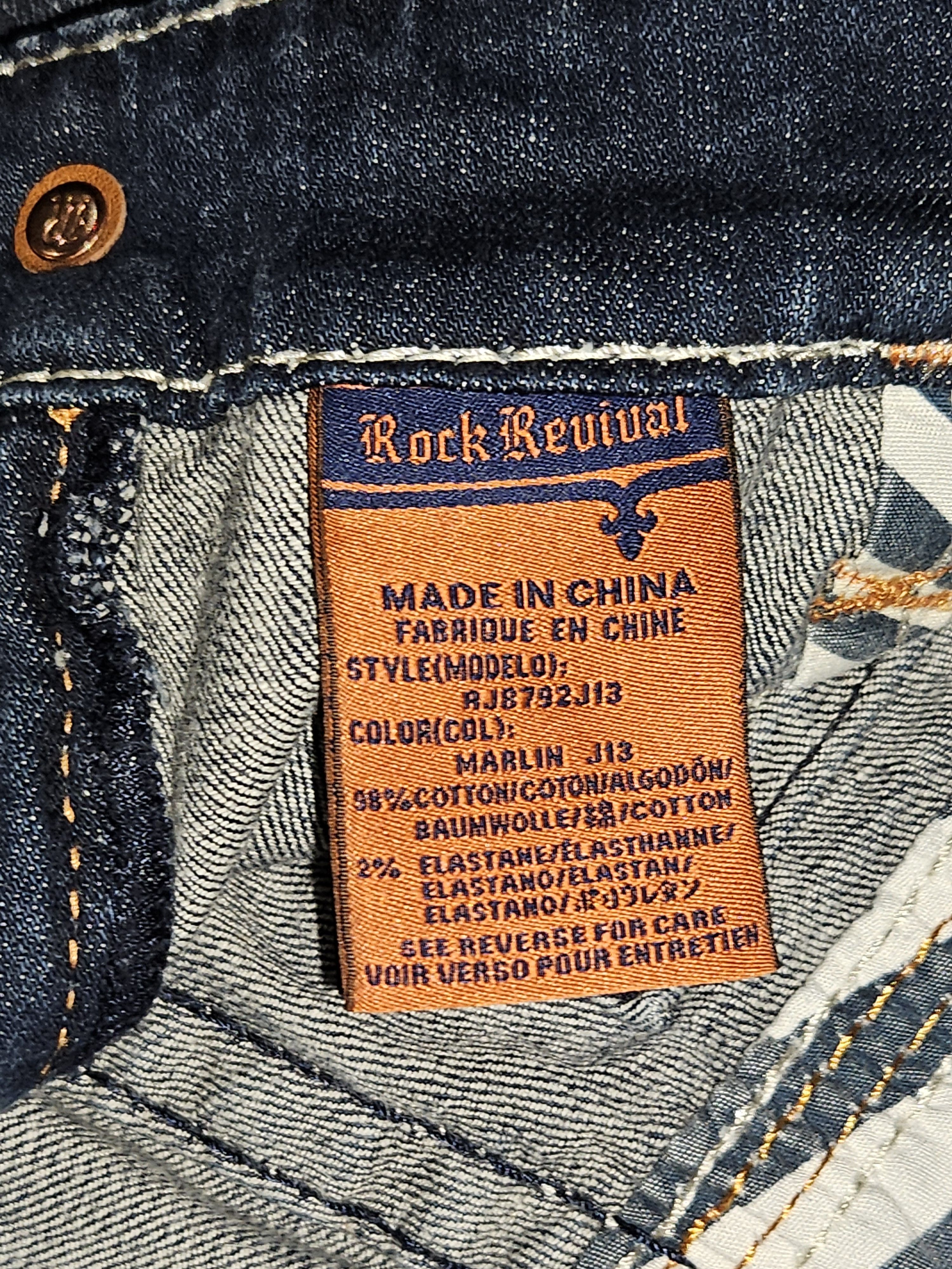 Rock Revival Rock Revival straight-cut Jeans denim "Marlin" Size US 36 / EU 52 - 7 Thumbnail