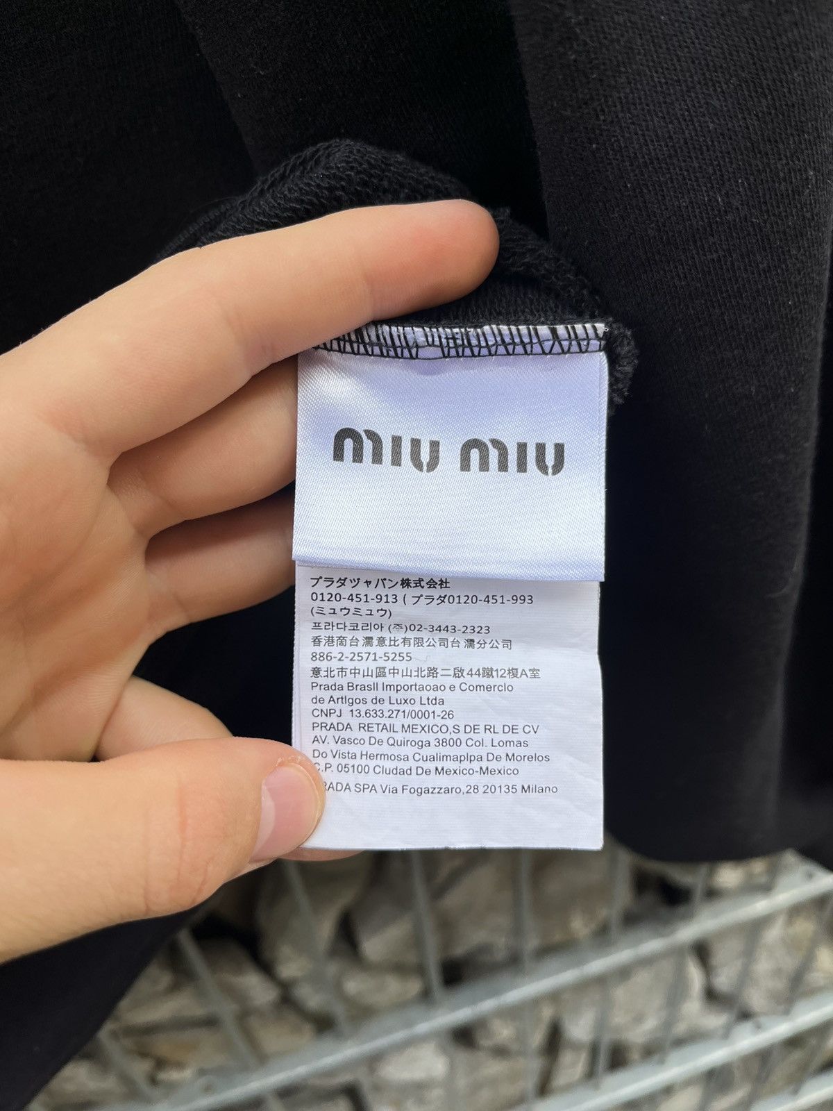 Miu Miu Miu Miu Big Logo Sweatshirt Y2K Luxury Rare Sweater Baggy Size US XL / EU 56 / 4 - 4 Thumbnail