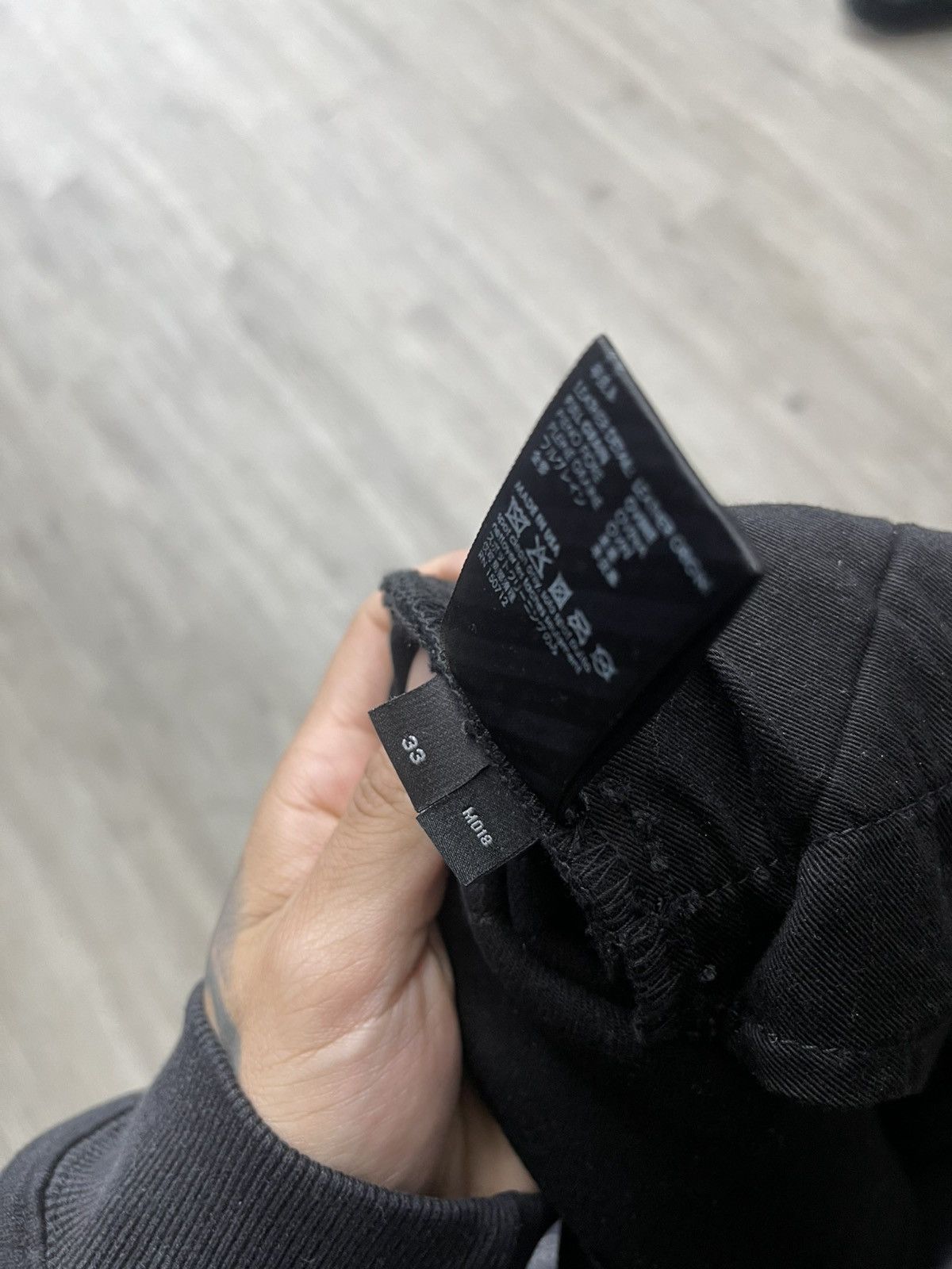 Amiri Amiri Side logo jeans (black) Size US 33 - 10 Thumbnail