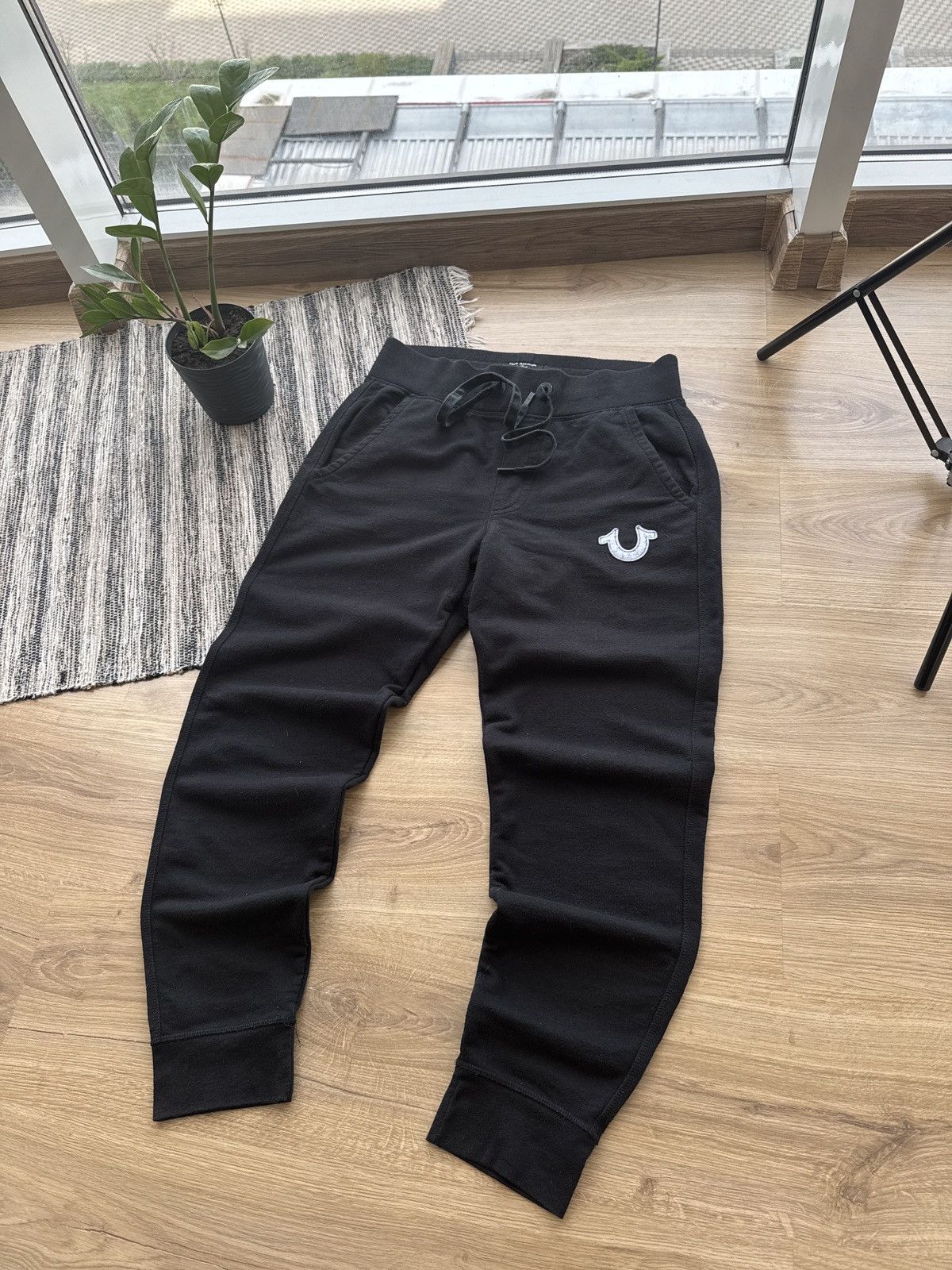 True Religion × Vintage True religion Embroidered logo distressed sweatpants Size US 30 / EU 46 - 3 Thumbnail