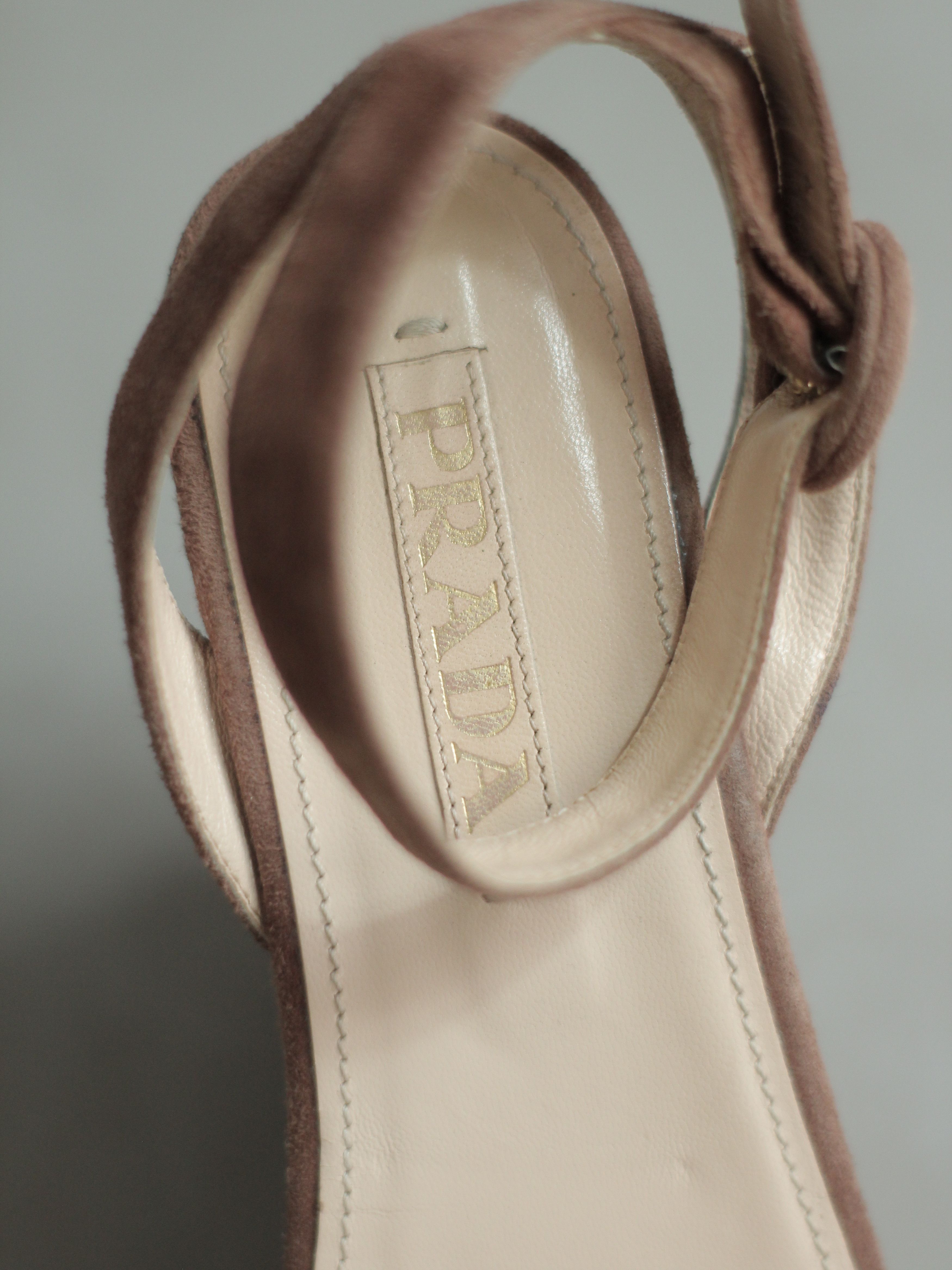 Prada PRADA SUEDE HEELS 36 Size US 6 / IT 36 - 3 Thumbnail