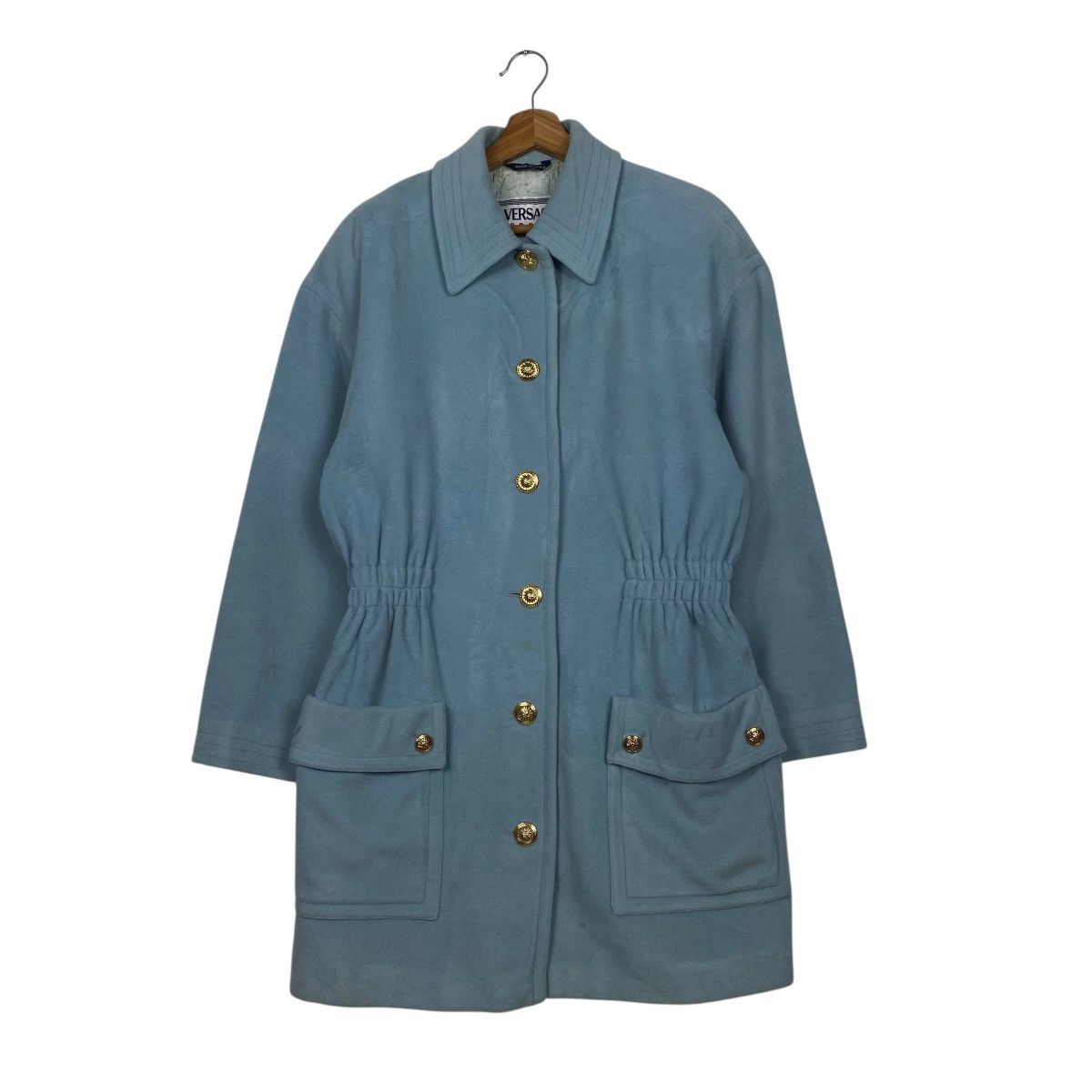 Versace Vintage Versace sport trenchcoat Size L / US 10 / IT 46 - 1 Thumbnail