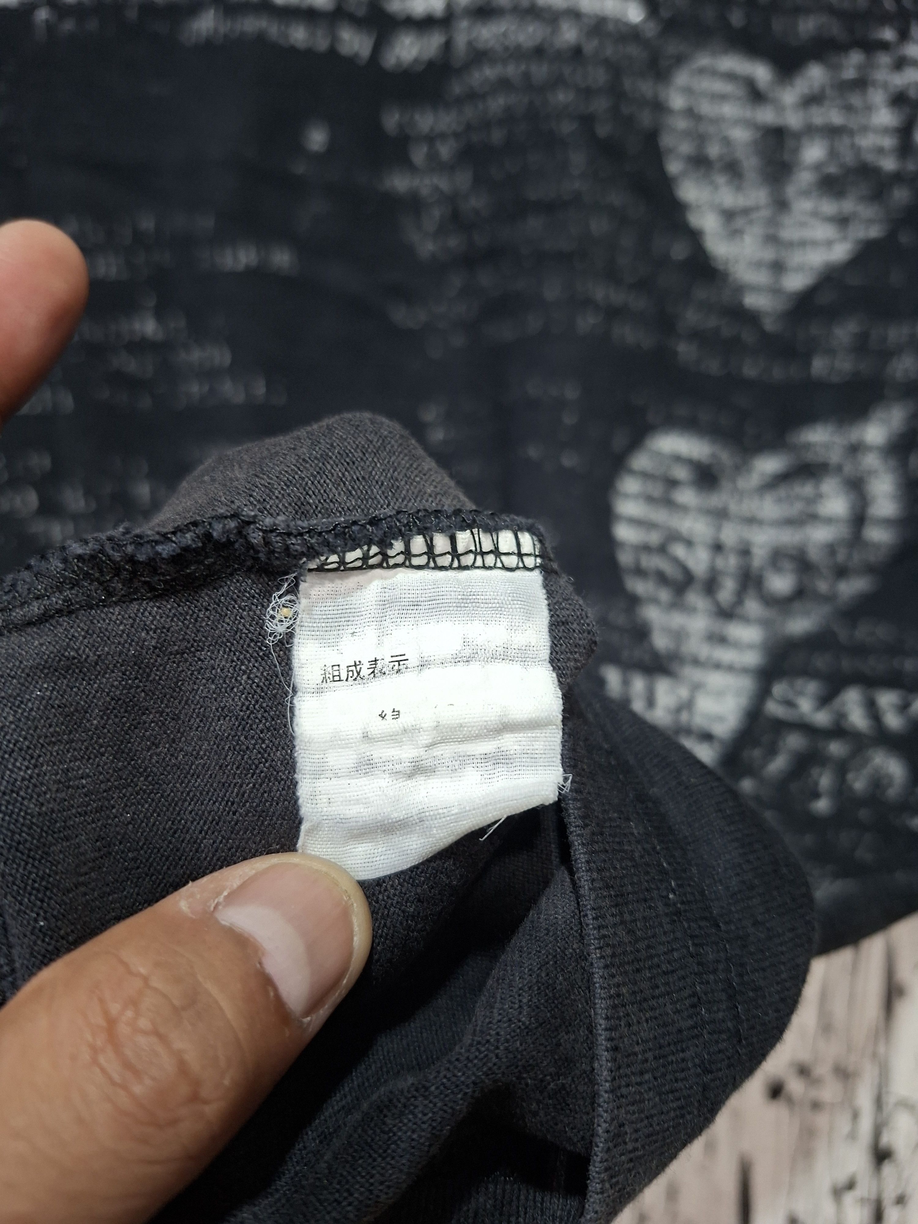 Japanese Brand BERNINGS SHO POEM SCRIPT 3 QUARTER SLEEVE SHIRT Size US M / EU 48-50 / 2 - 6 Thumbnail