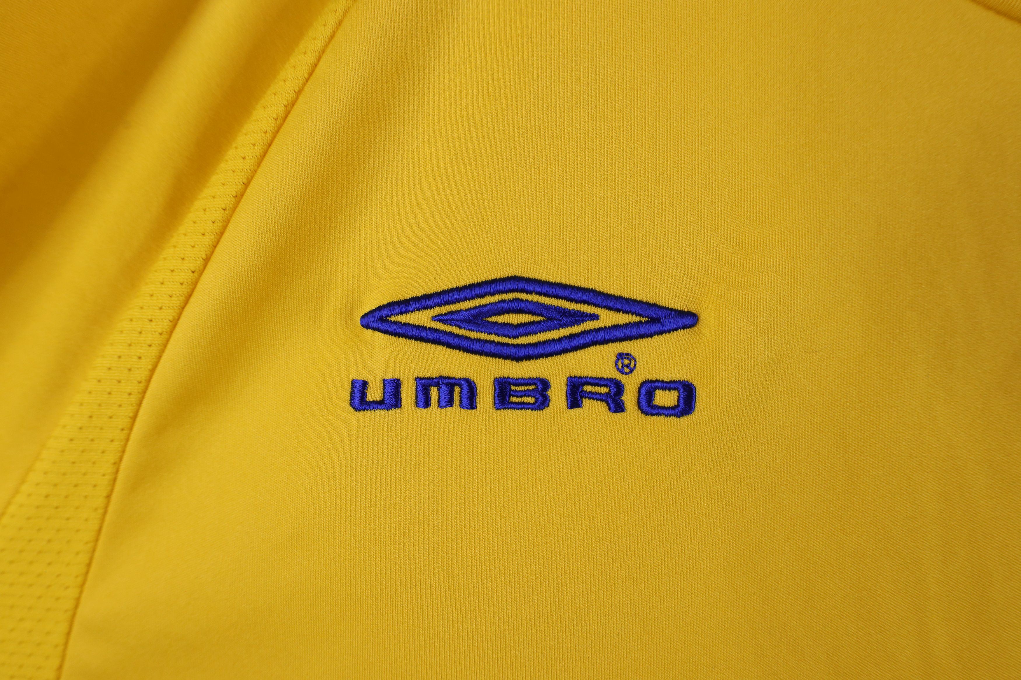 Umbro × Vintage Vintage Umbro World Cup Brasil Soccer Football Jersey Yellow Size US XL / EU 56 / 4 - 6 Thumbnail