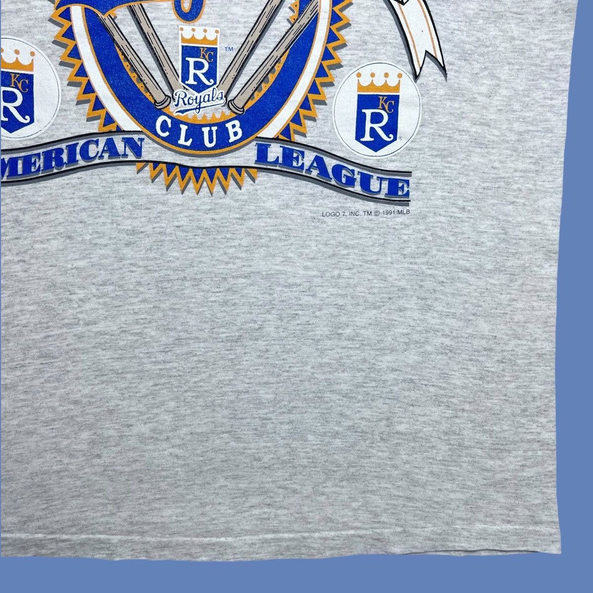MLB × Vintage 1991 MLB Kansas City Royals American League Baseball Tee Size US L / EU 52-54 / 3 - 9 Thumbnail