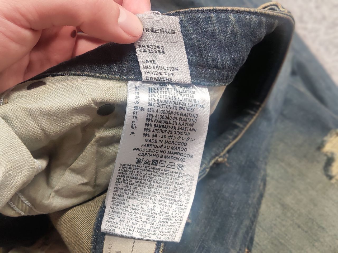 Diesel Vintage Diesel larkee Denim Jeans If Six Was Nine LGB Y2K Size US 34 / EU 50 - 20 Thumbnail