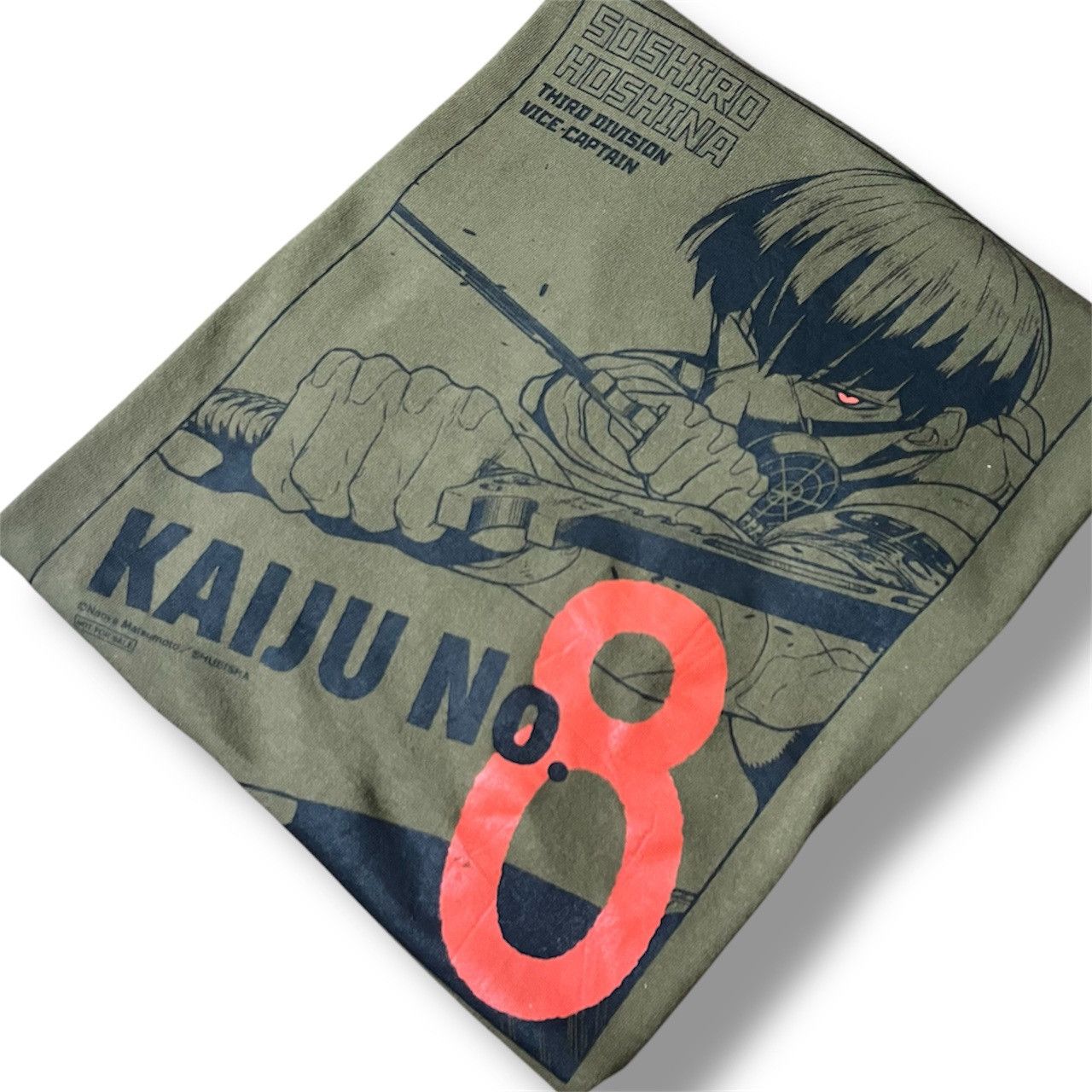 Anime × Vintage Kaiju No 8 "Not For Sale" Anime Third Division Vice-Captain Size US L / EU 52-54 / 3 - 1 Thumbnail