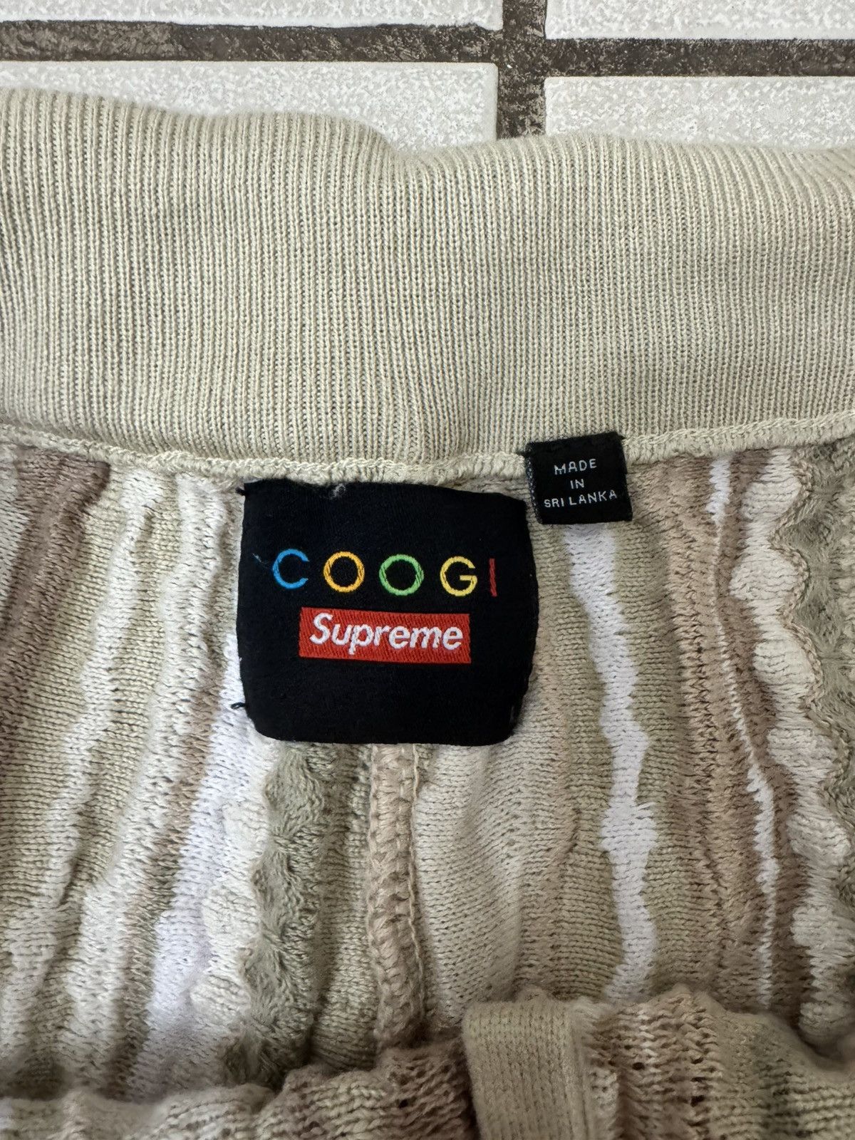 Supreme coogie shorts tan