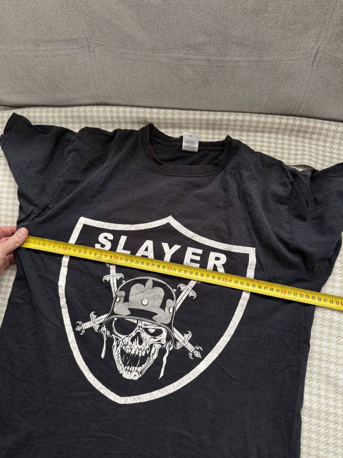 Slayer Vintage Slayer 2000s Raiders Rock T-Shirt Size US L / EU 52-54 / 3 - 12 Thumbnail