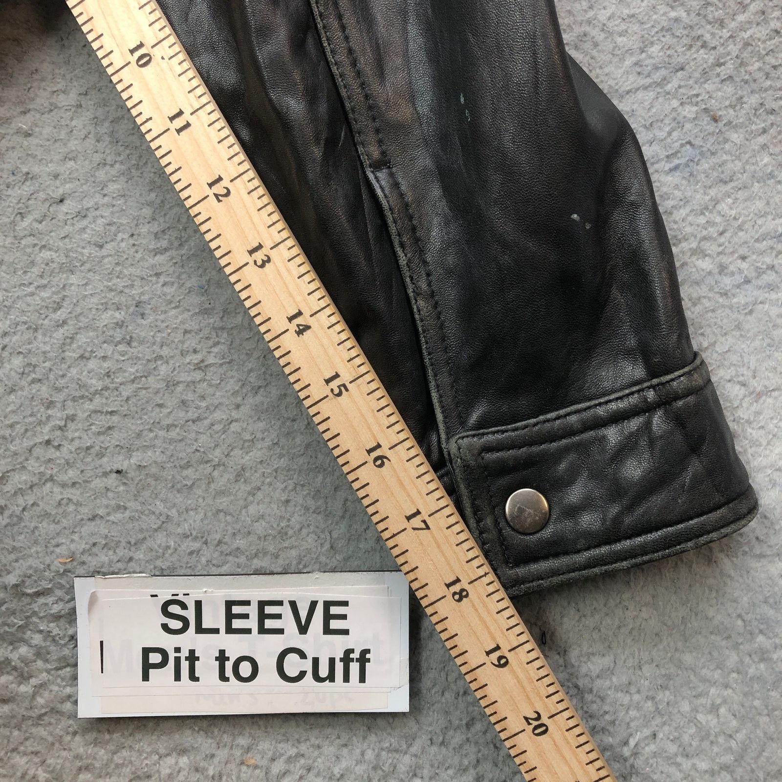 Alfani Alfani Genuine Leather Motorcycle Jacket Men Medium M Black Size US M / EU 48-50 / 2 - 15 Thumbnail