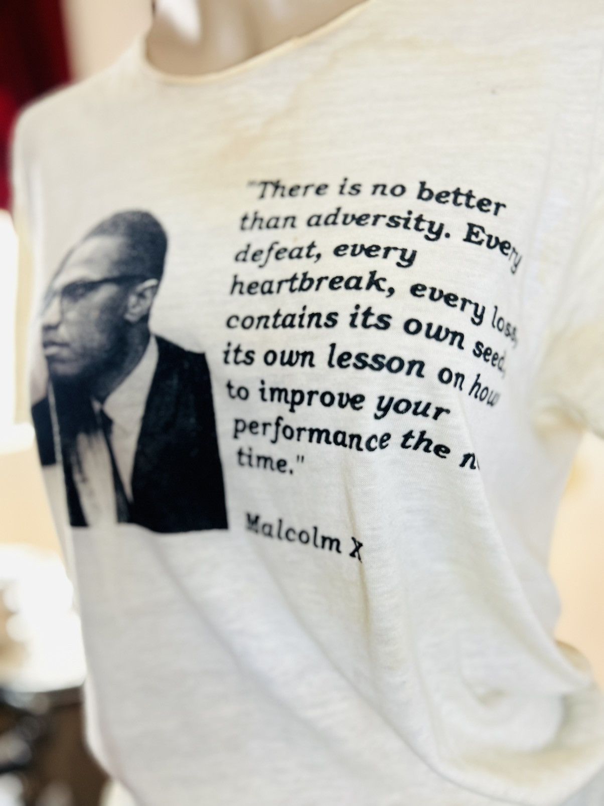 Other 1970 MusingWear Single Stitch Malcom X Size M Size US M / EU 48-50 / 2 - 2 Thumbnail