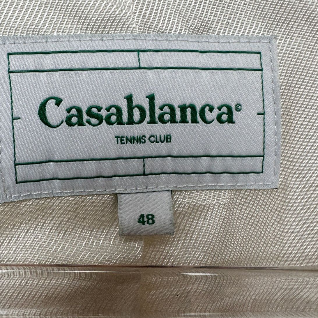 Casablanca Casablanca Tennis Club Ivory Piped Blazer Men's US 38 Size US M / EU 48-50 / 2 - 9 Thumbnail