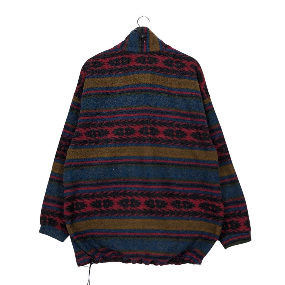 Japanese Brand 📌Vintage Fleece Jacket Jack Wolf Navajo Native Design Size US M / EU 48-50 / 2 - 9 Thumbnail