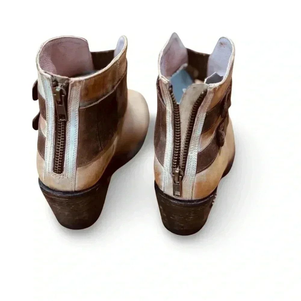 Other Miss Macie Distressed Leather Ankle Boots NWT Size US 9 / IT 39 - 4 Thumbnail