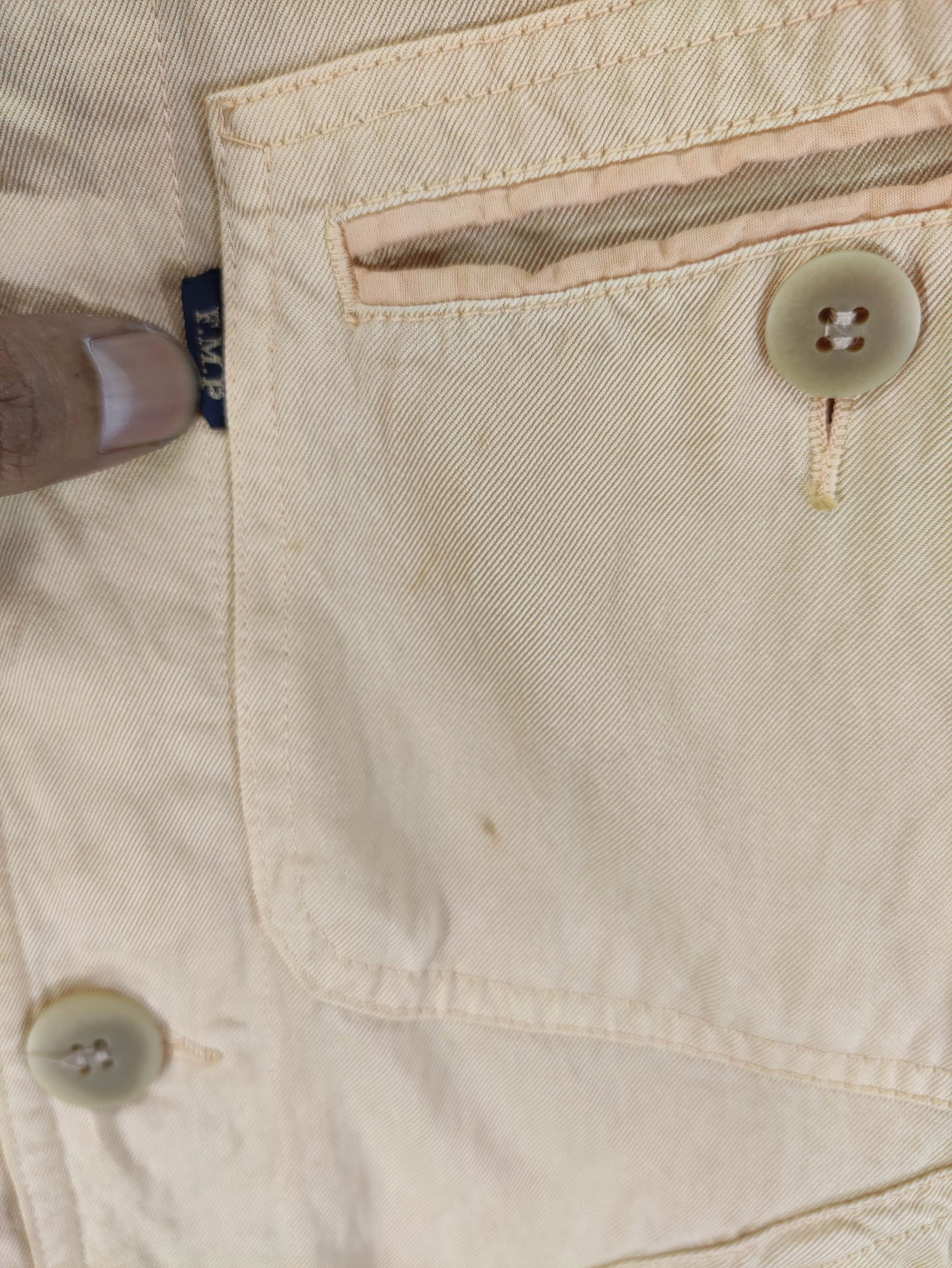 Japanese Brand Vintage F.M.P Light Jacket Pocket Back And Front Button Up Size US L / EU 52-54 / 3 - 2 Thumbnail