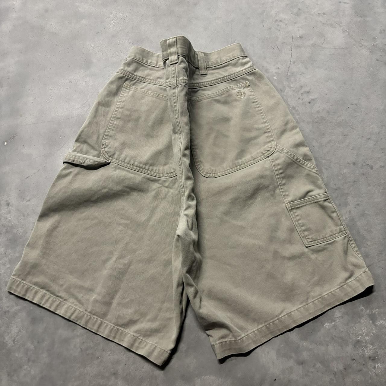 Carhartt × Vintage Crazy Vintage Y2K/2000s Baggy Khaki Skater Style Carpenter Shorts! Size US 38 / EU 54 - 1 Thumbnail