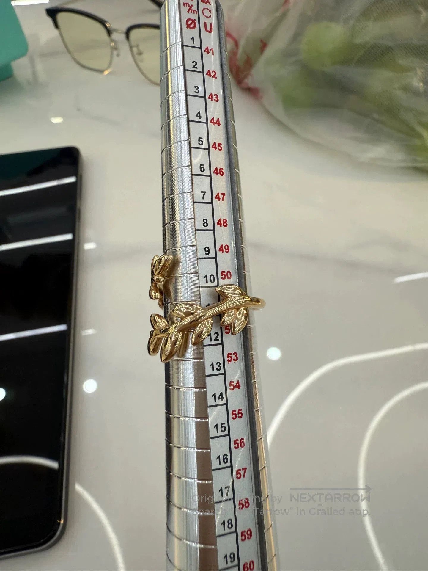 Tiffany & Co. Tiffany 18k Gold Olive Leaf Ring. Size ONE SIZE - 5 Thumbnail