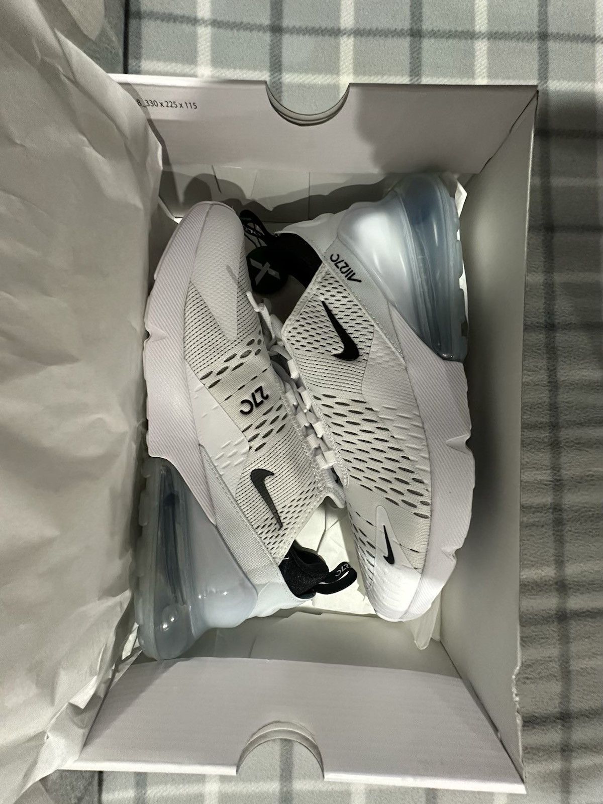 Nike White & Black Air max 270 Size US 9 / EU 42 - 2 Thumbnail