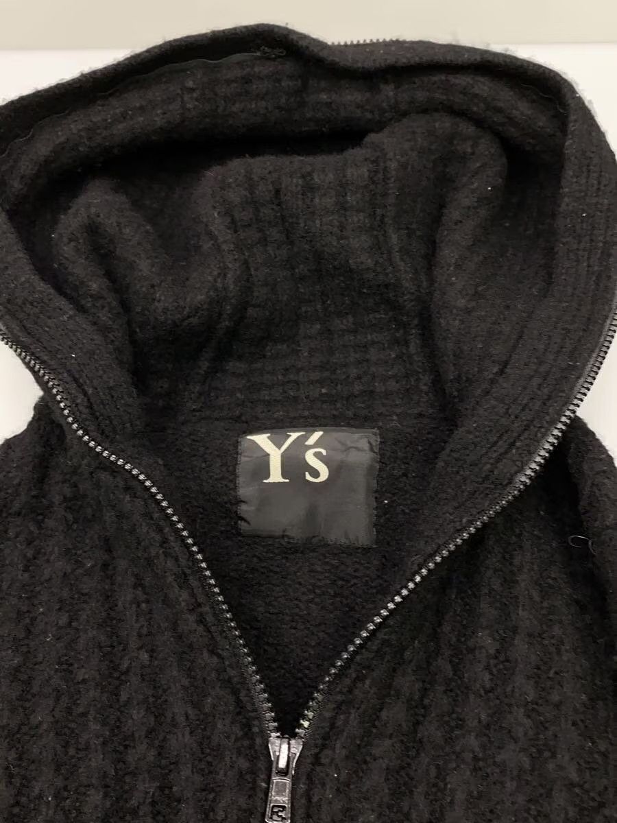 Yohji Yamamoto Ribbed Wool Knit Zip Hoodie Size US M / EU 48-50 / 2 - 3 Thumbnail