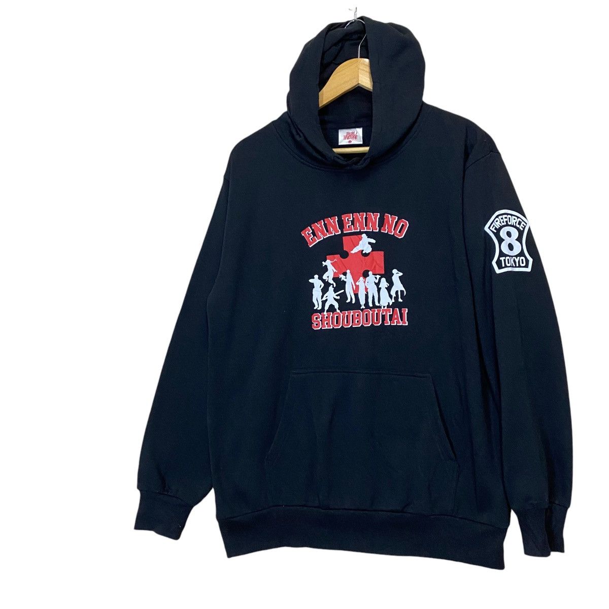 Anime × Japanese Brand ENN ENN NO SHOUBOUTAI MANGGA SERIES BIG LOGO PULLOVER HOODIE Size US M / EU 48-50 / 2 - 3 Thumbnail