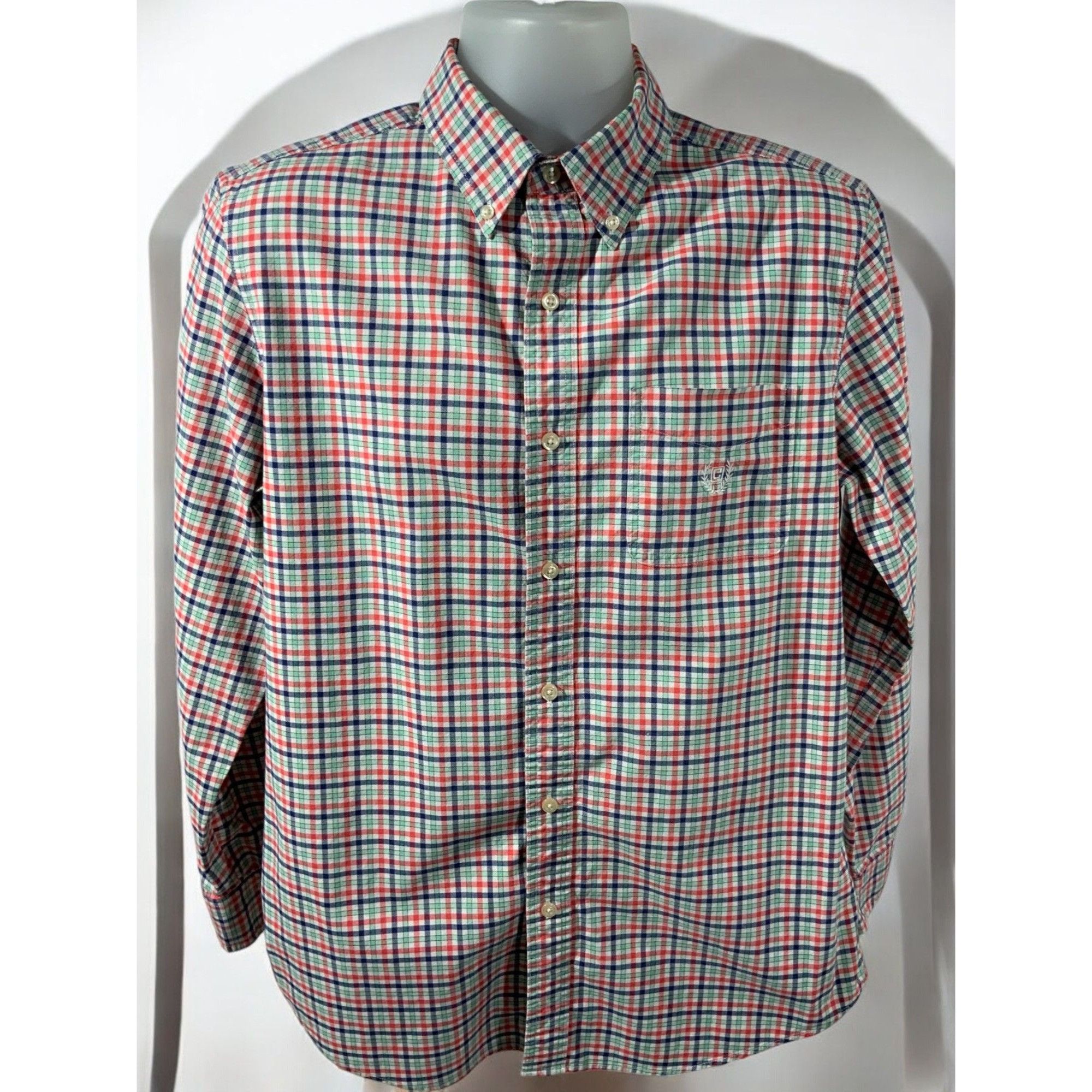 Chaps Ralph Lauren Ralph Lauren Chaps Stretch Long Sleeve Oxford Multicolor Pla Size US M / EU 48-50 / 2 - 2 Thumbnail