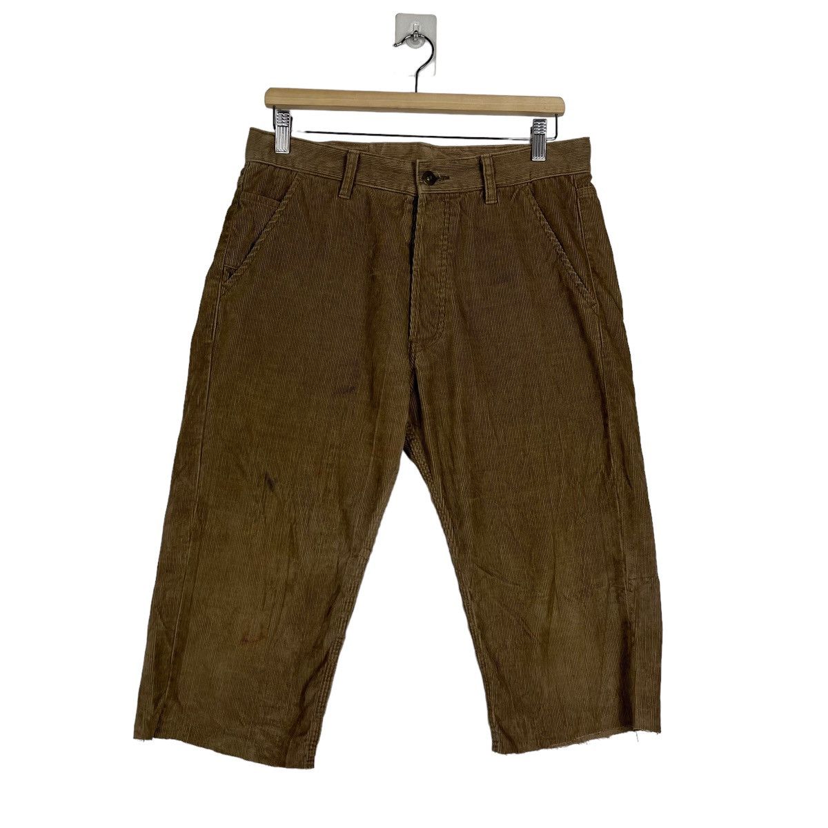 Sandinista MFG 🔥 SANDINISTA JAPAN CORDUROY KHAKIS SHORT PANTS MADE IN JAPAN Size US 32 / EU 48 - 2 Thumbnail