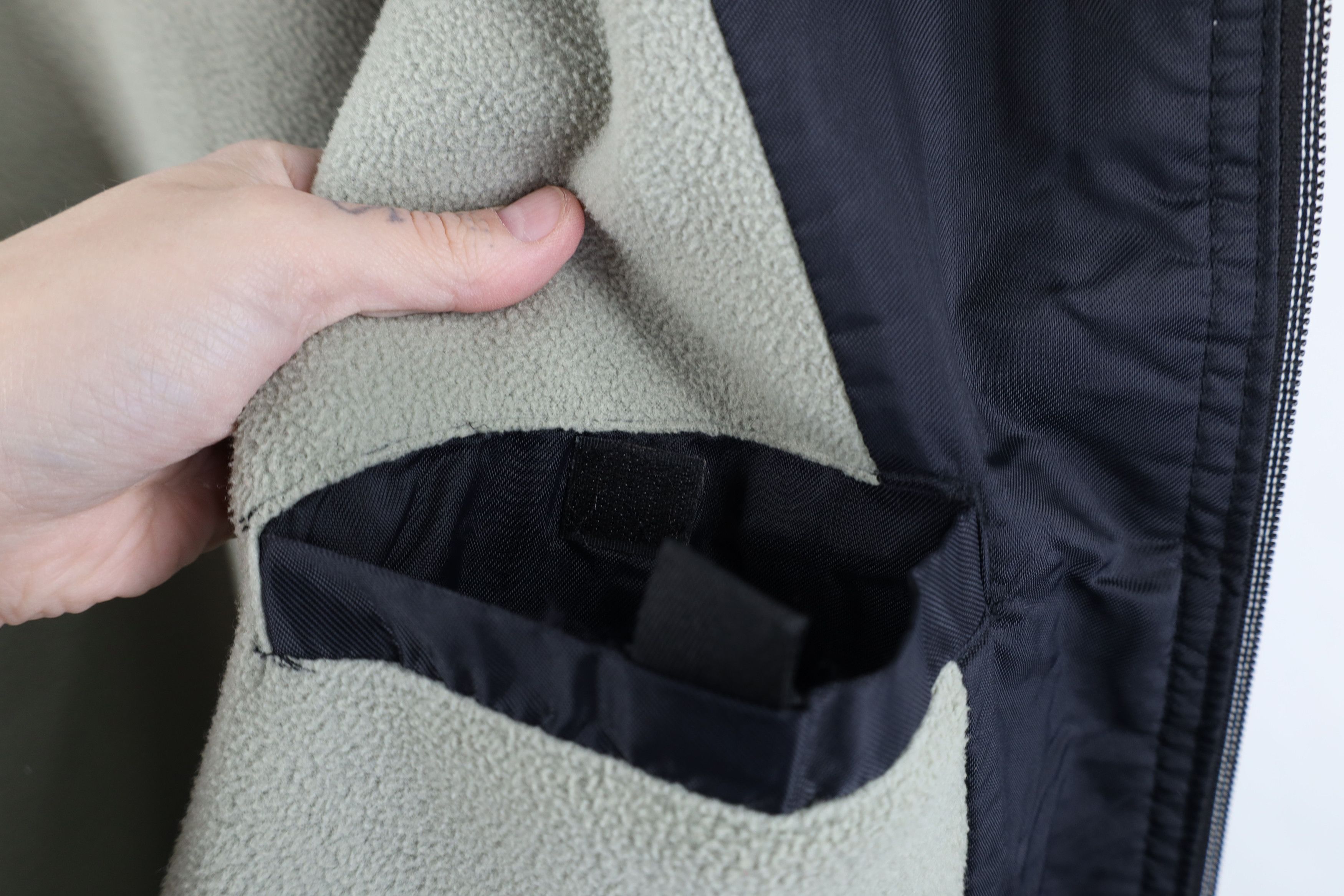 Nike Vintage 90s Nike Scott Mini Swoosh Fleece Lined Jacket Black Size US XL / EU 56 / 4 - 12 Thumbnail