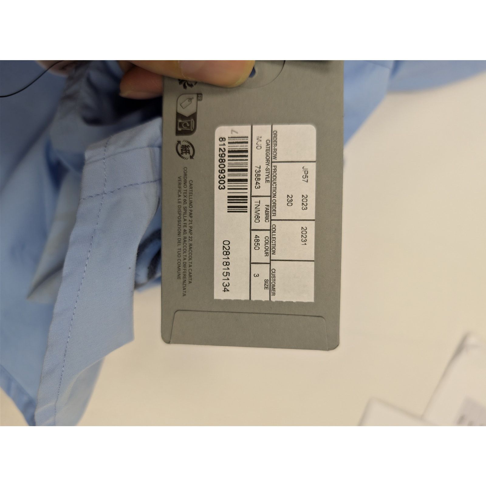 Balenciaga o1rshd1 Cotton Poplin Graffiti Shirt in Sky Blue Size US L / EU 52-54 / 3 - 21 Thumbnail