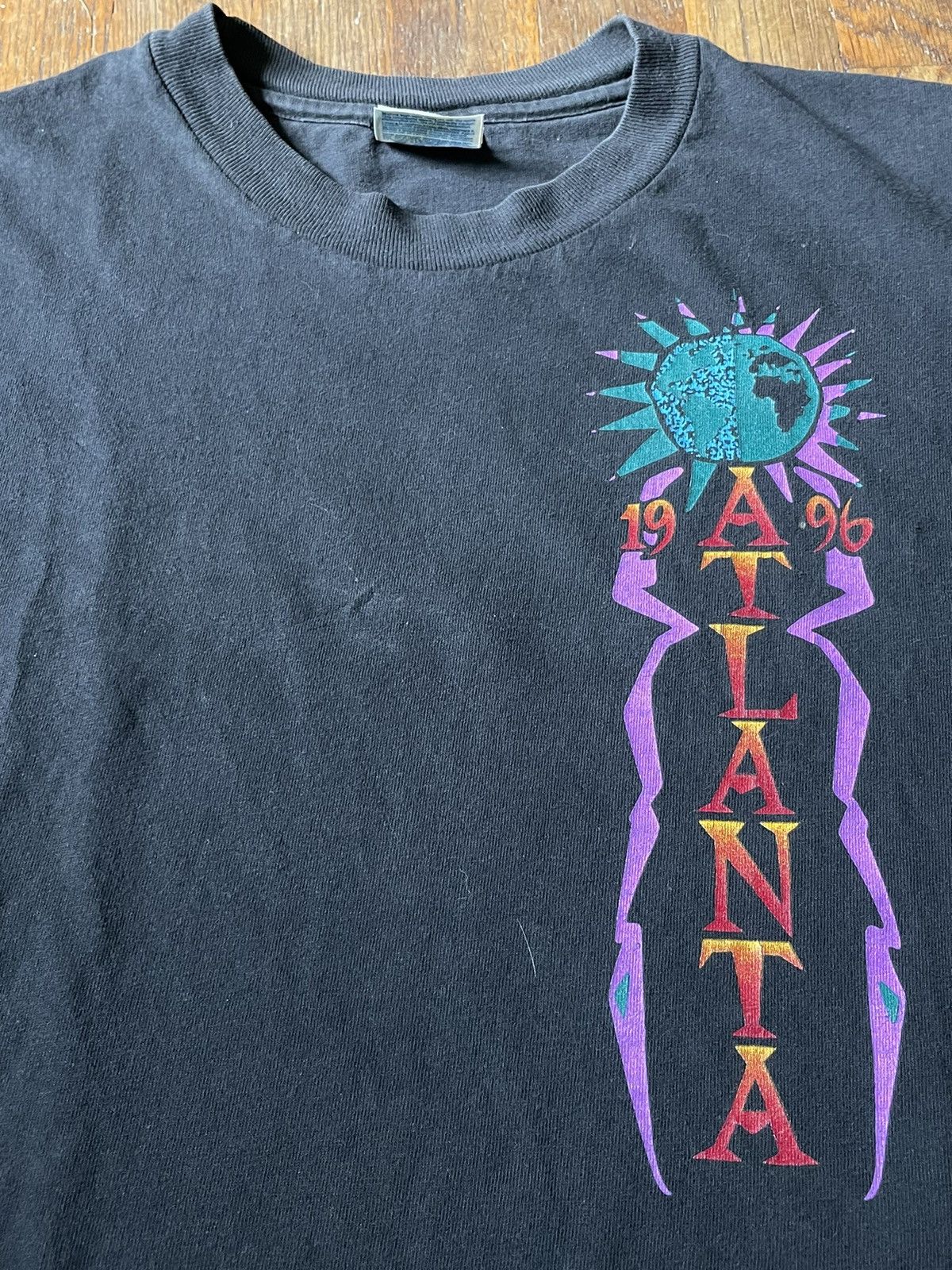 USA Olympics × Vintage VINTAGE 1996 ATLANTA Summer Olympics “Global Unity” T-Shirt Size US XL / EU 56 / 4 - 2 Thumbnail
