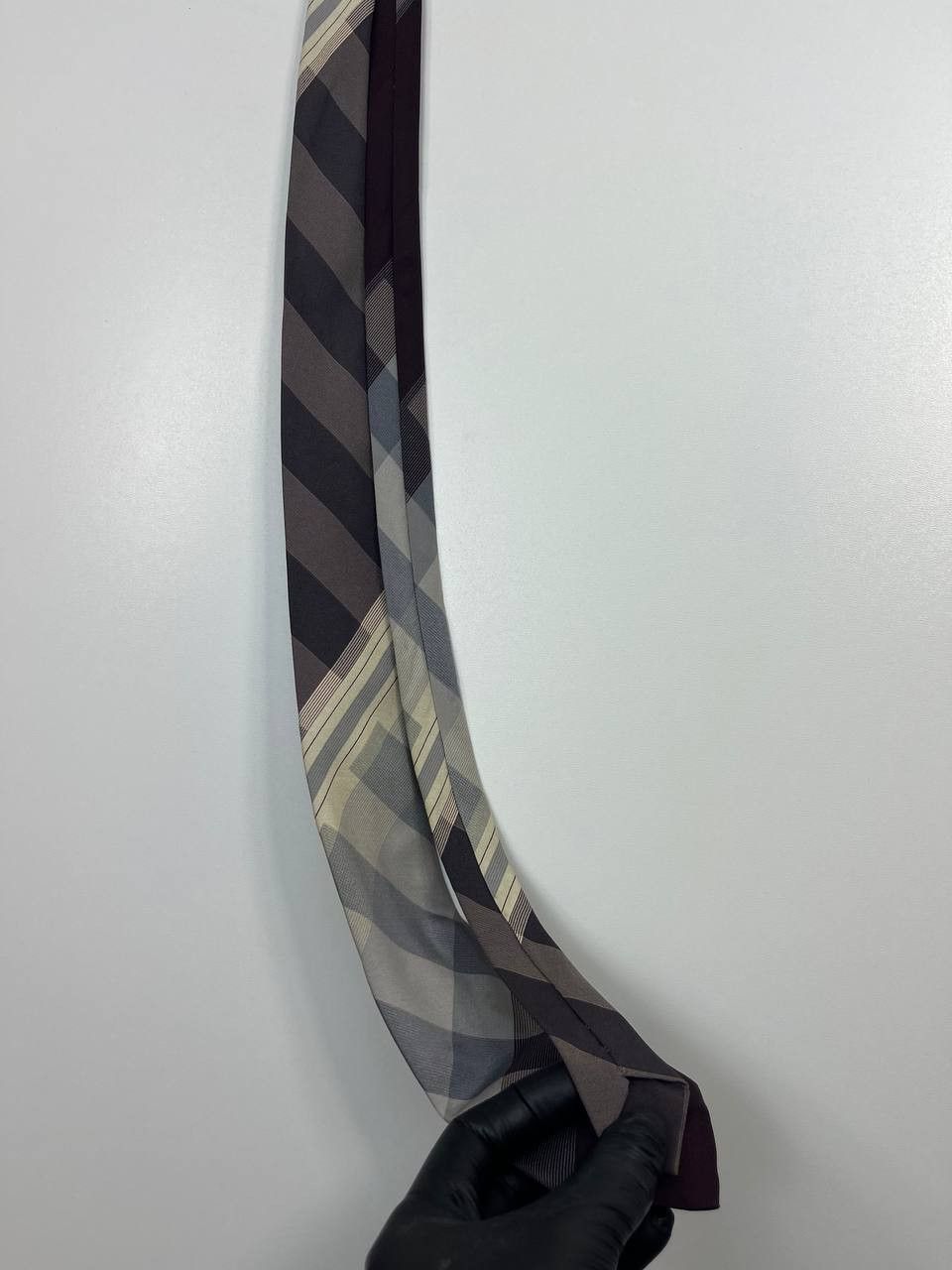 Other Vintage Geometric Stripe Tie Cream Made In West Germany Size ONE SIZE - 2 Thumbnail