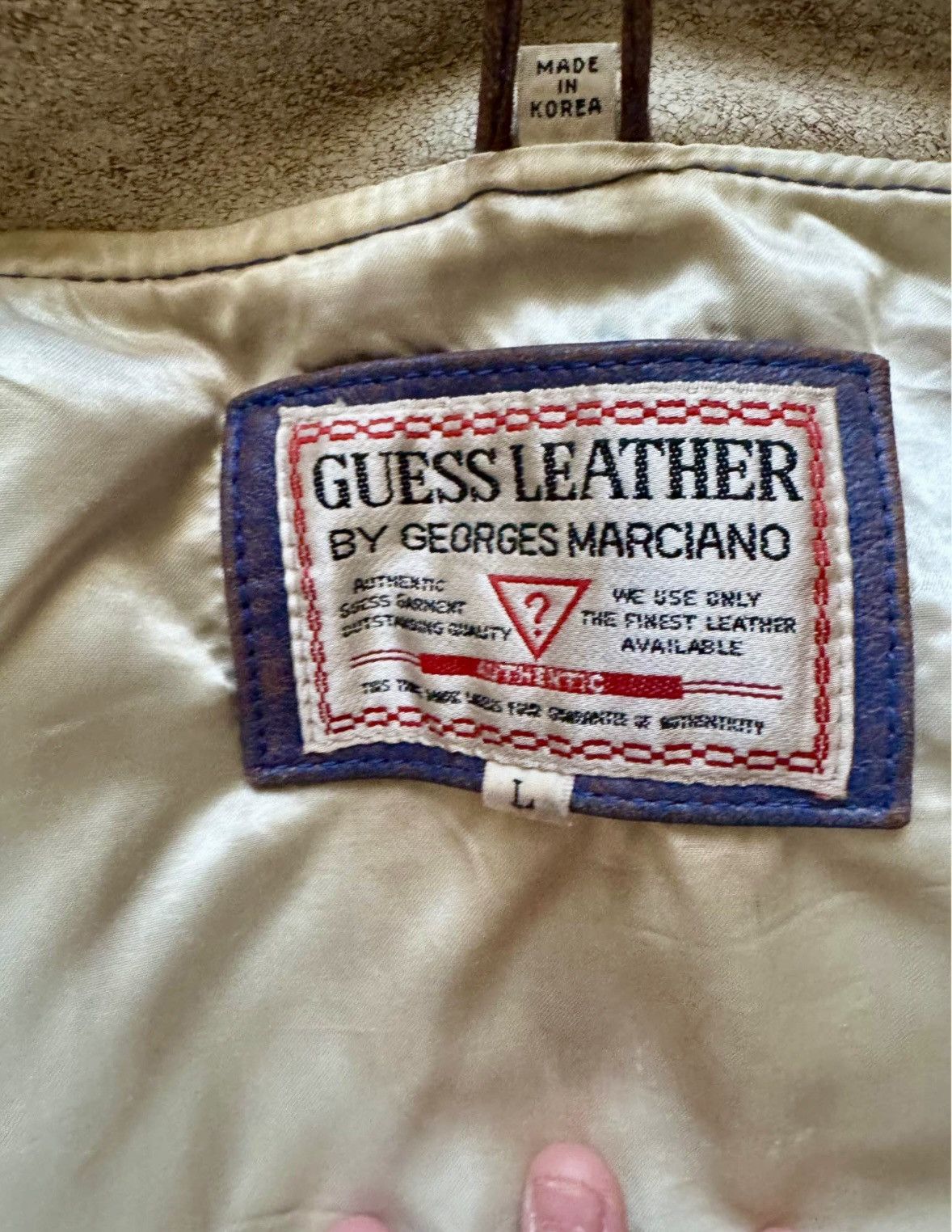 Guess Vintage Guess Varsity Jacket 90s Georges Marciano Route 66 Size US L / EU 52-54 / 3 - 2 Thumbnail