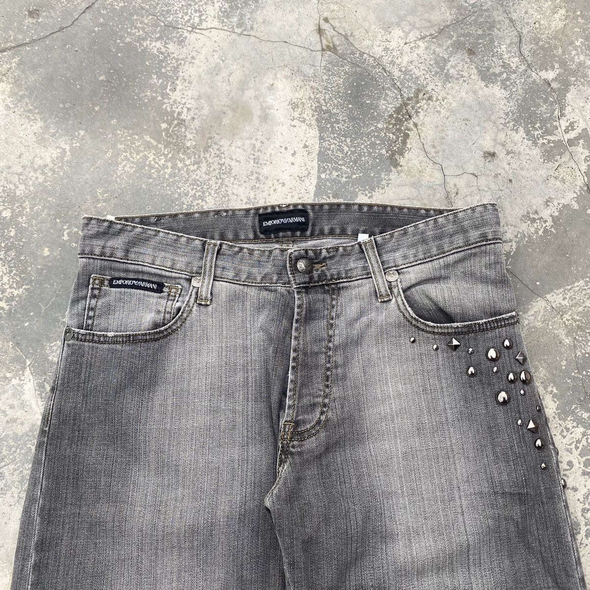 Emporio Armani Vintage Studded EMPORIO ARMANI Jeans Size US 30 / EU 46 - 4 Thumbnail